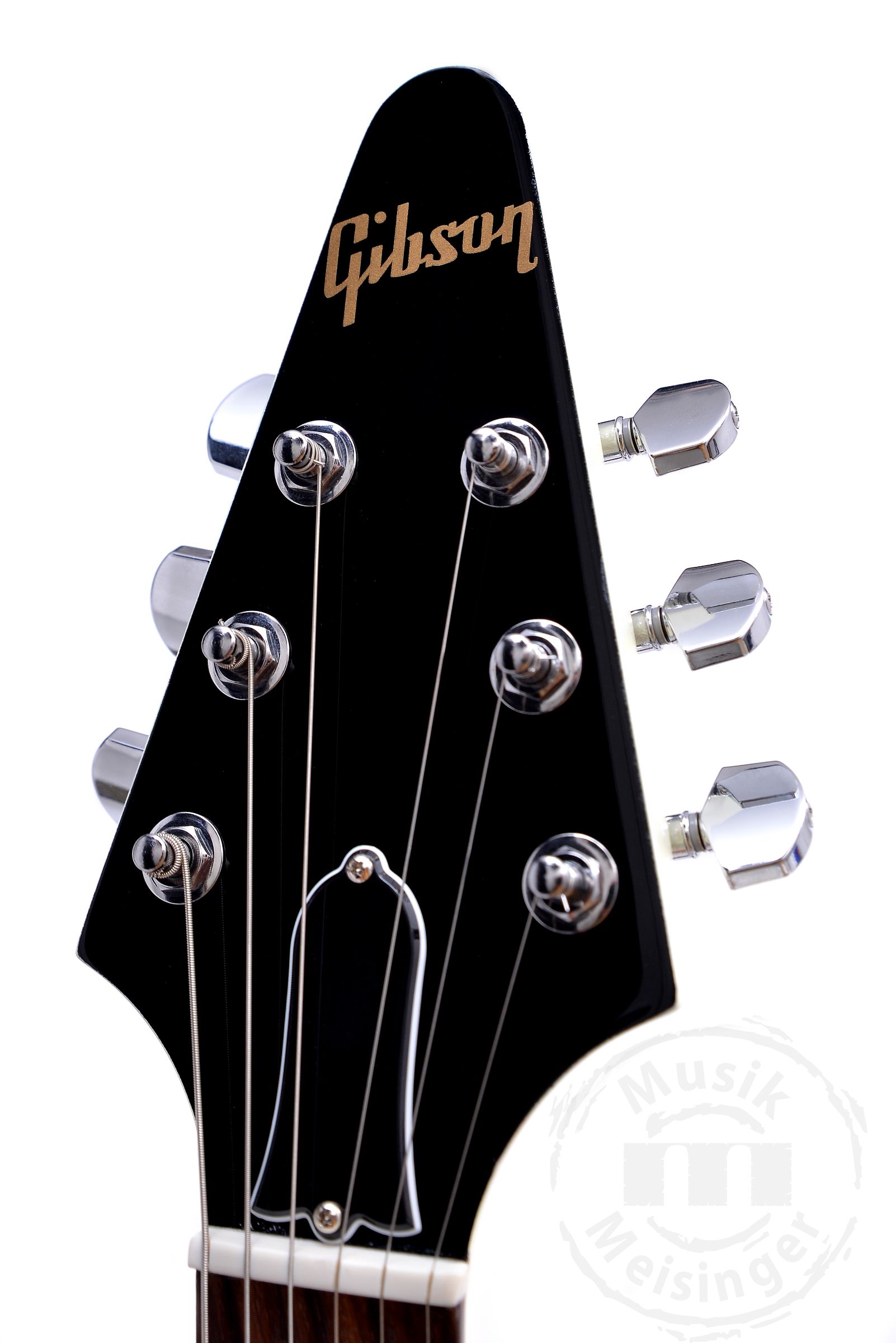 GIBSON 80s Flying V Classic White Exclusive - Handsigniert von Rudolf Schenker