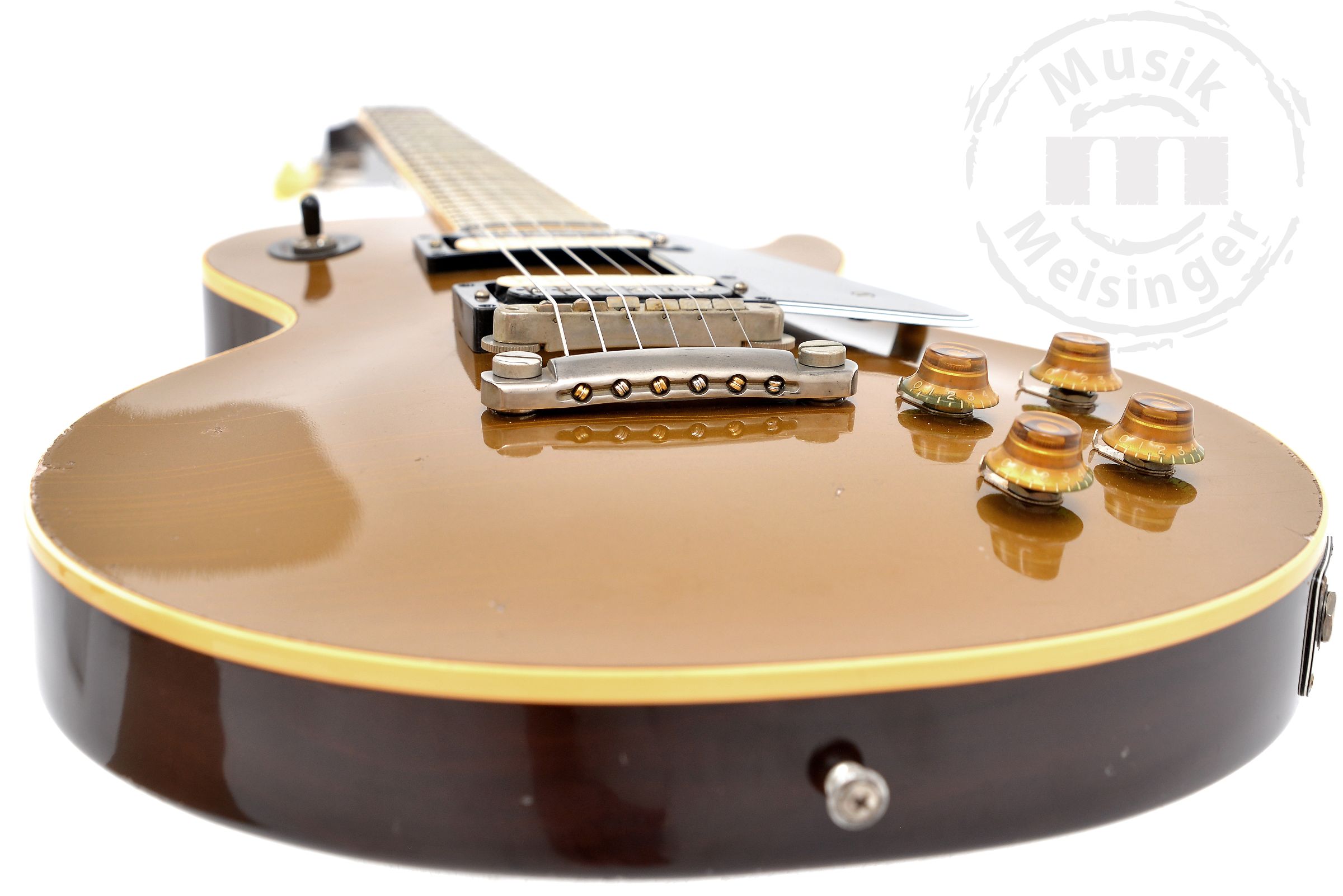 GIBSON 57 Les Paul Standard Goldtop Darkback Light Aged NH