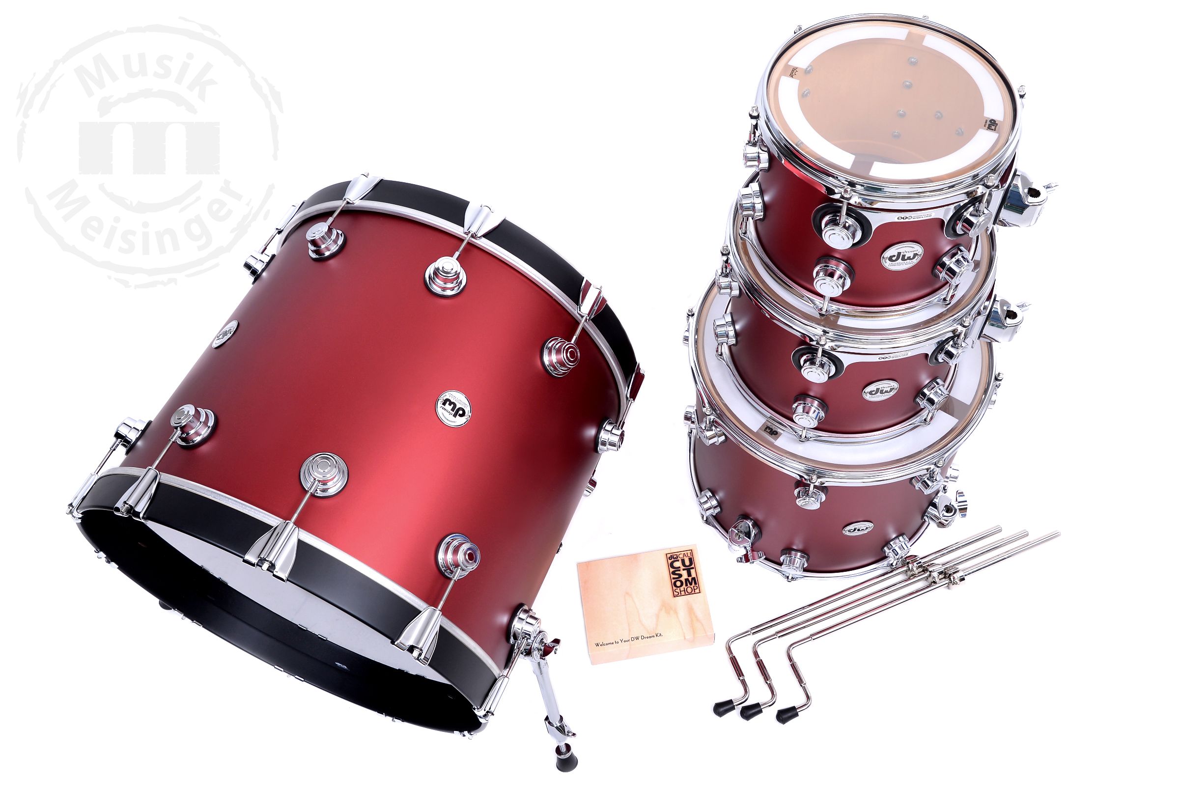dw Collectors 22B/10T/12T/16F Black Cherry Metallic