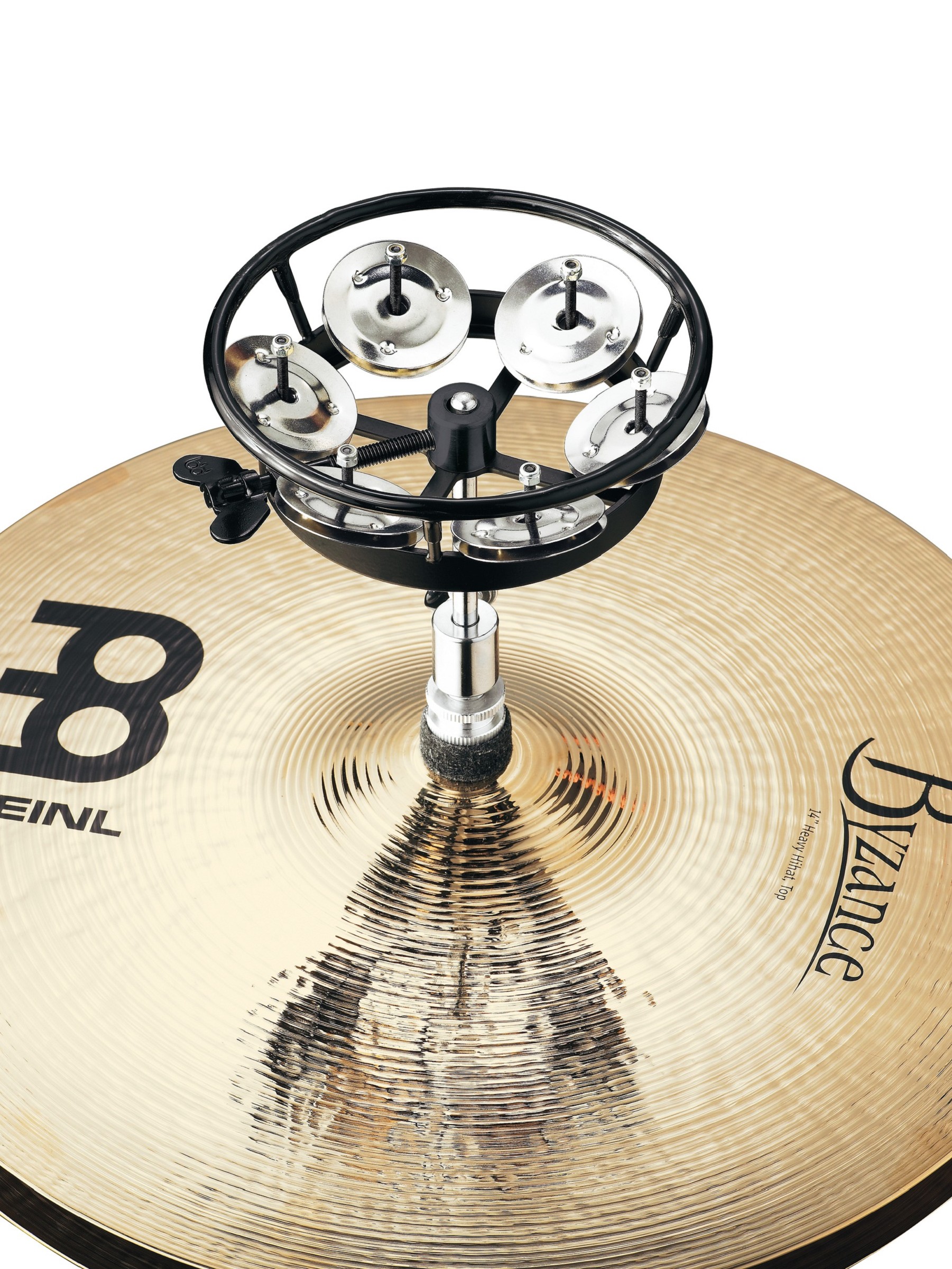 Meinl THH1BK HiHat Tambourine Black Stahlsche