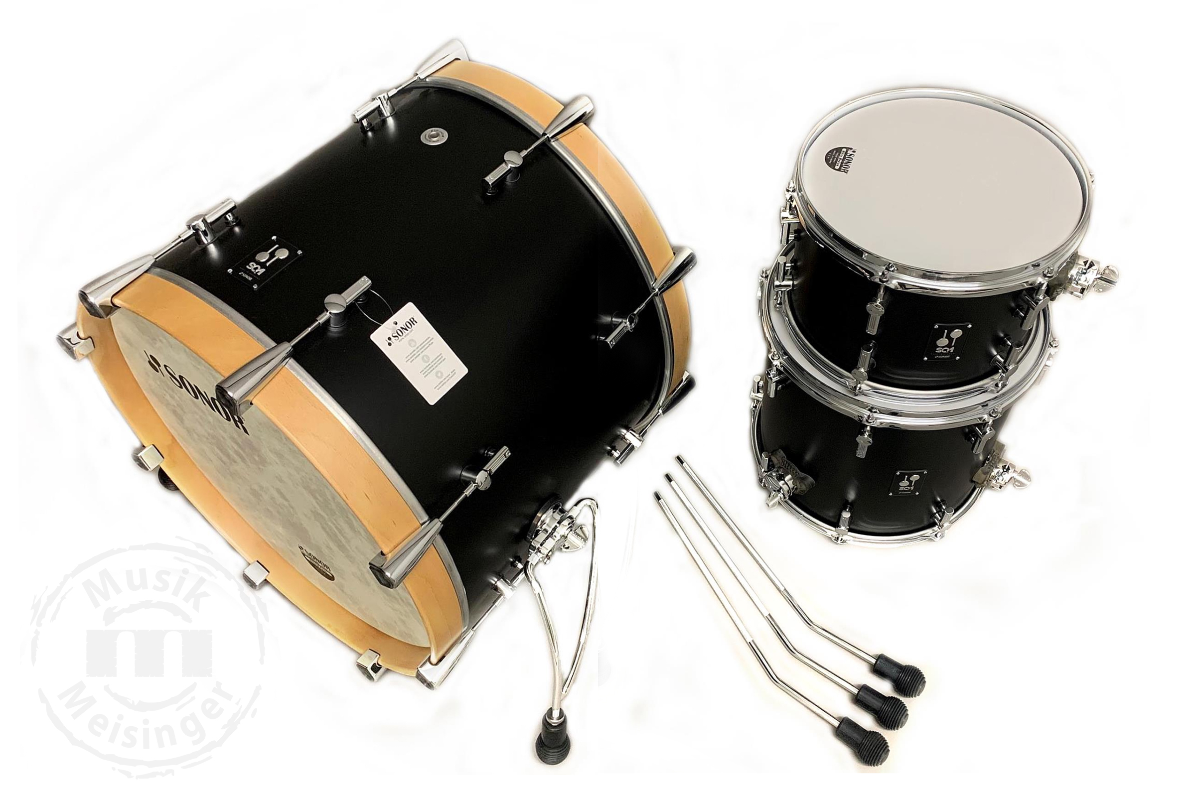 Sonor SQ1 Shell Set GT Black 24BD/13T/16FT