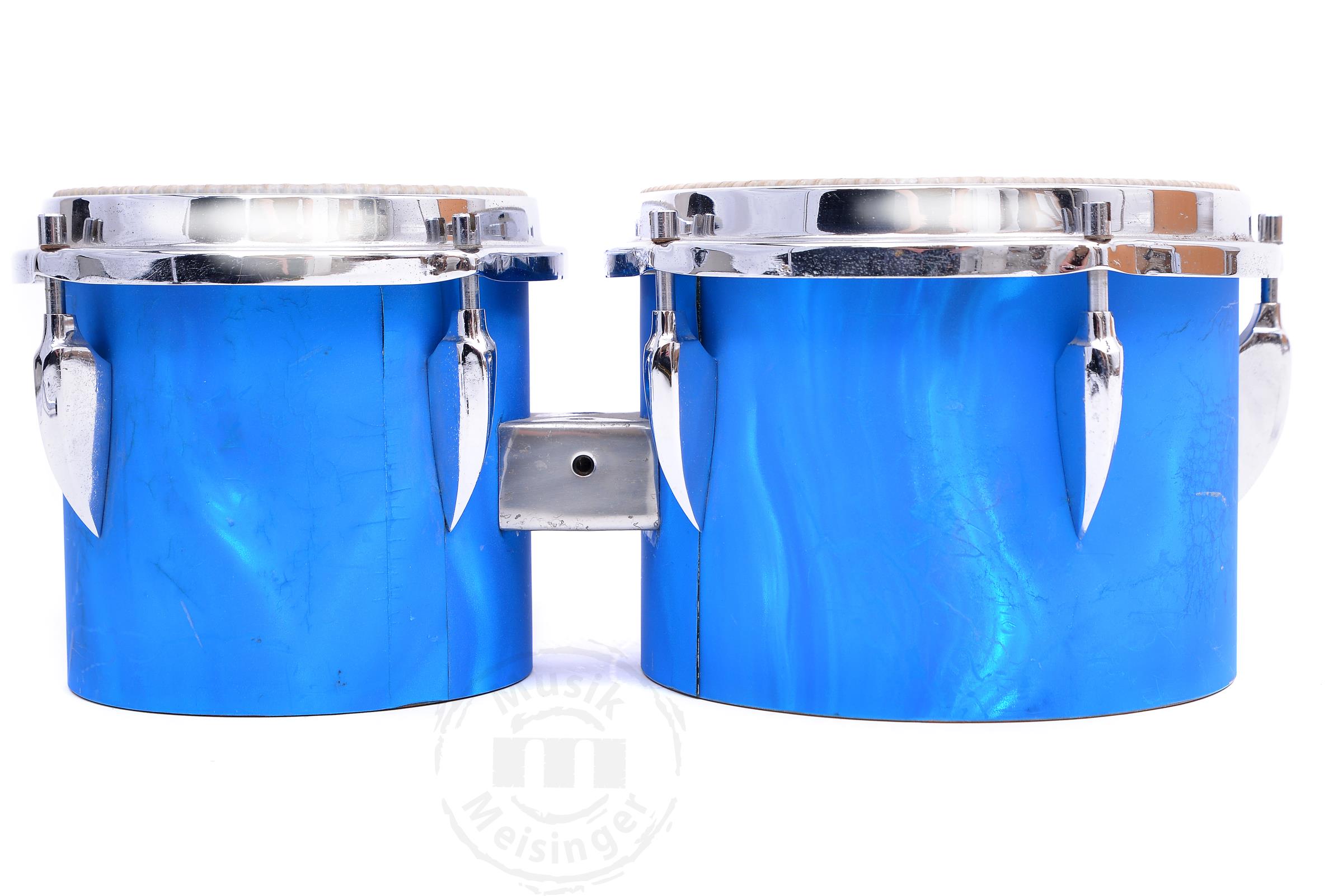 Sonor Bongos 6x5 + 8x5 mit Ständer blau