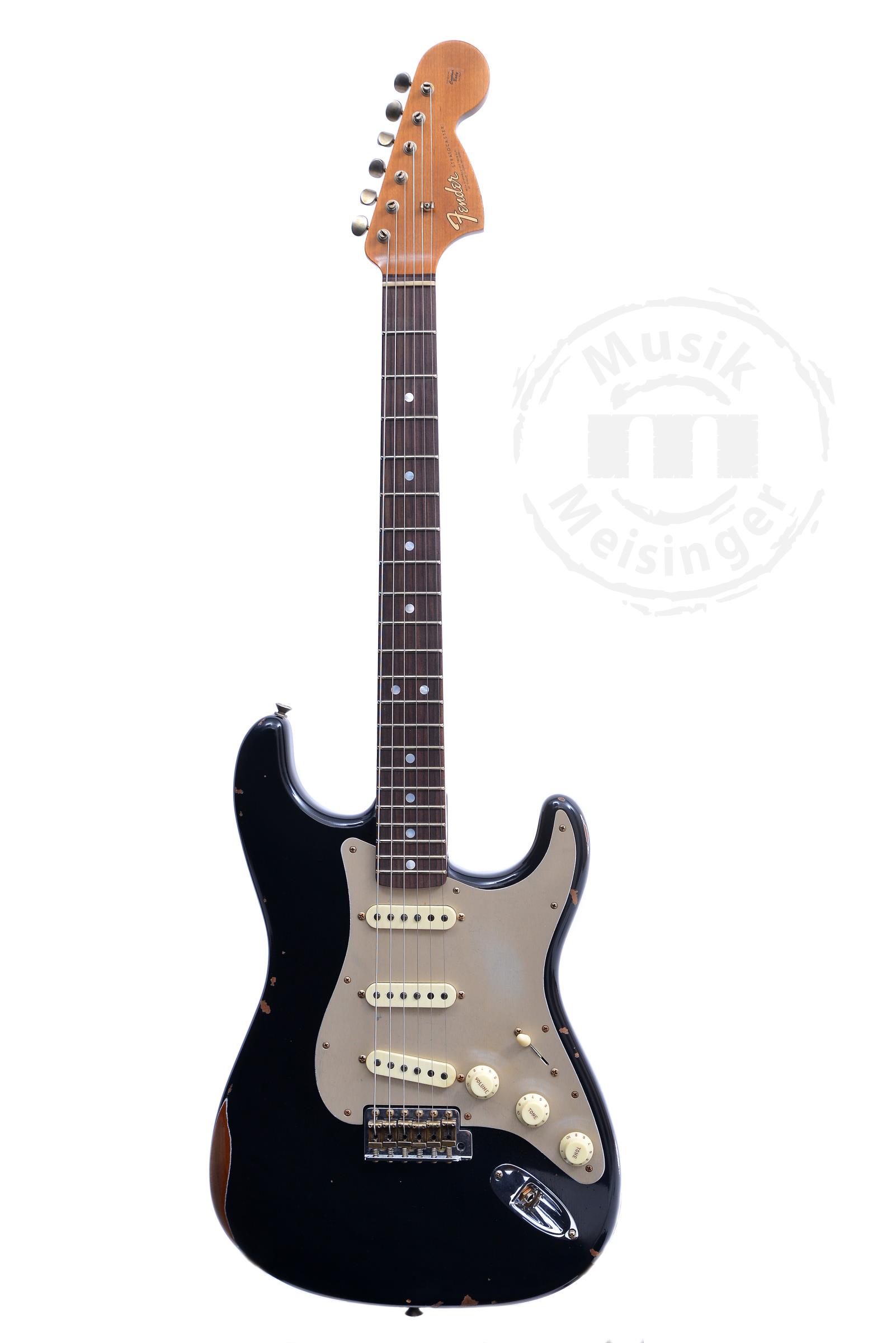 FENDER B3 LTD RSTD BIGHEAD STRAT REL - ABLK