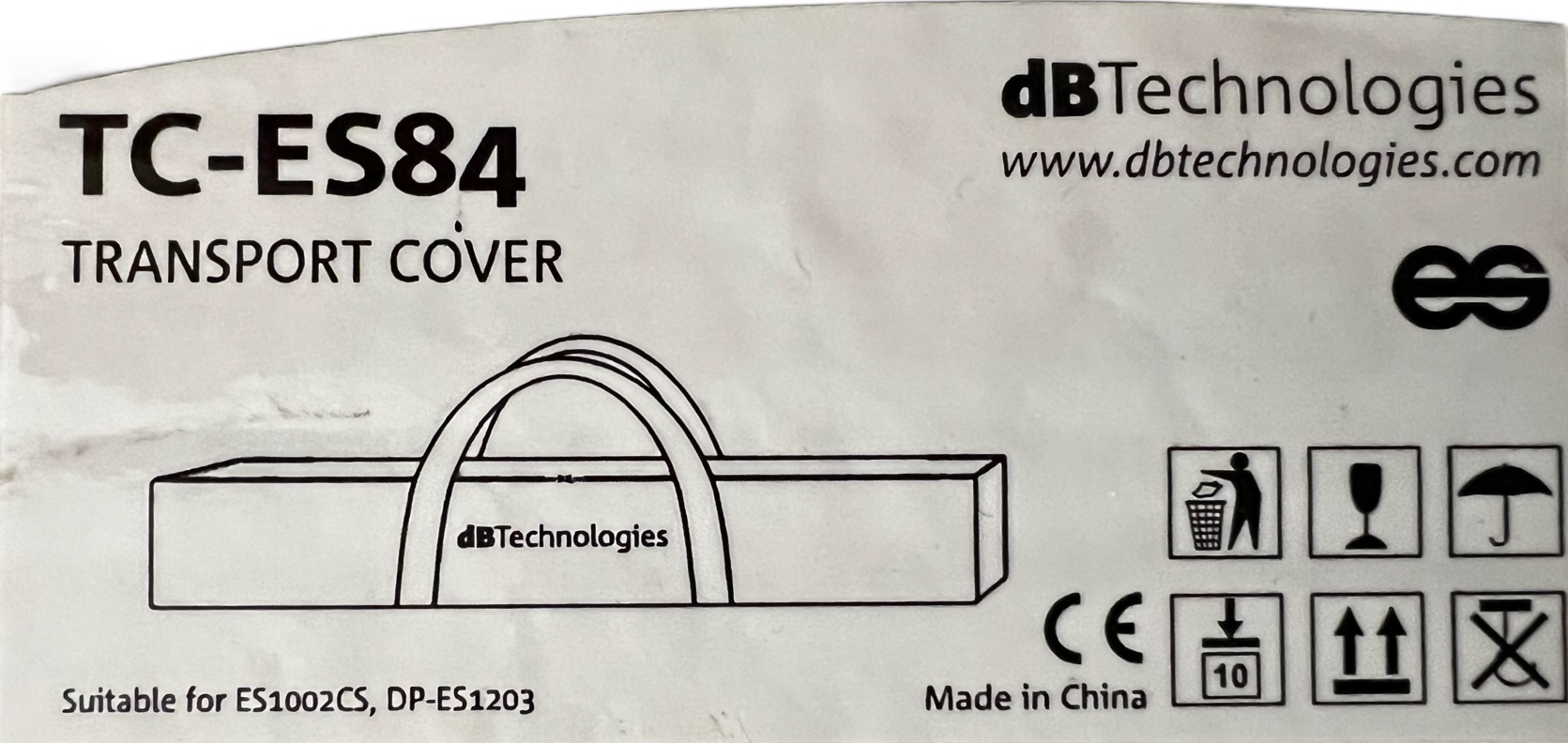DB Technologies TC-ES84 Cover Top ES 1002