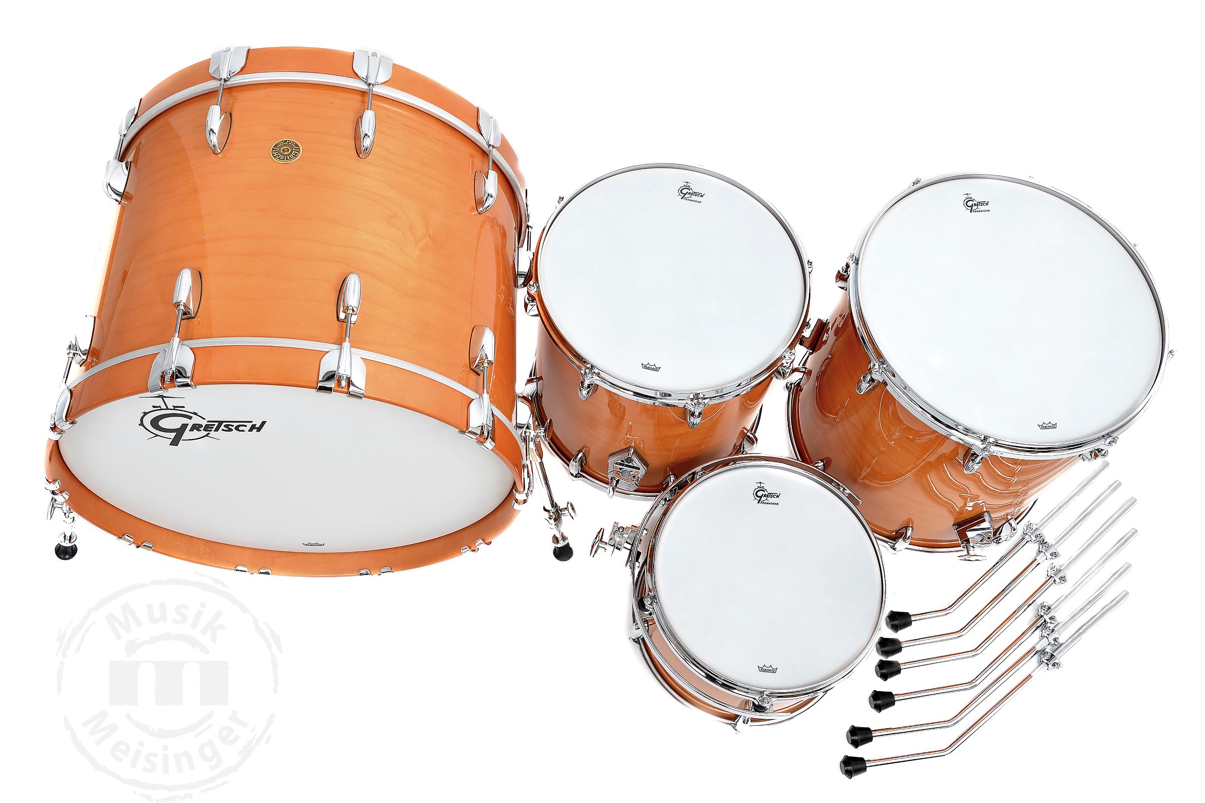 Gretsch USA Custom Kit 22B/12T/14FT/16FT Mill. Maple Gloss