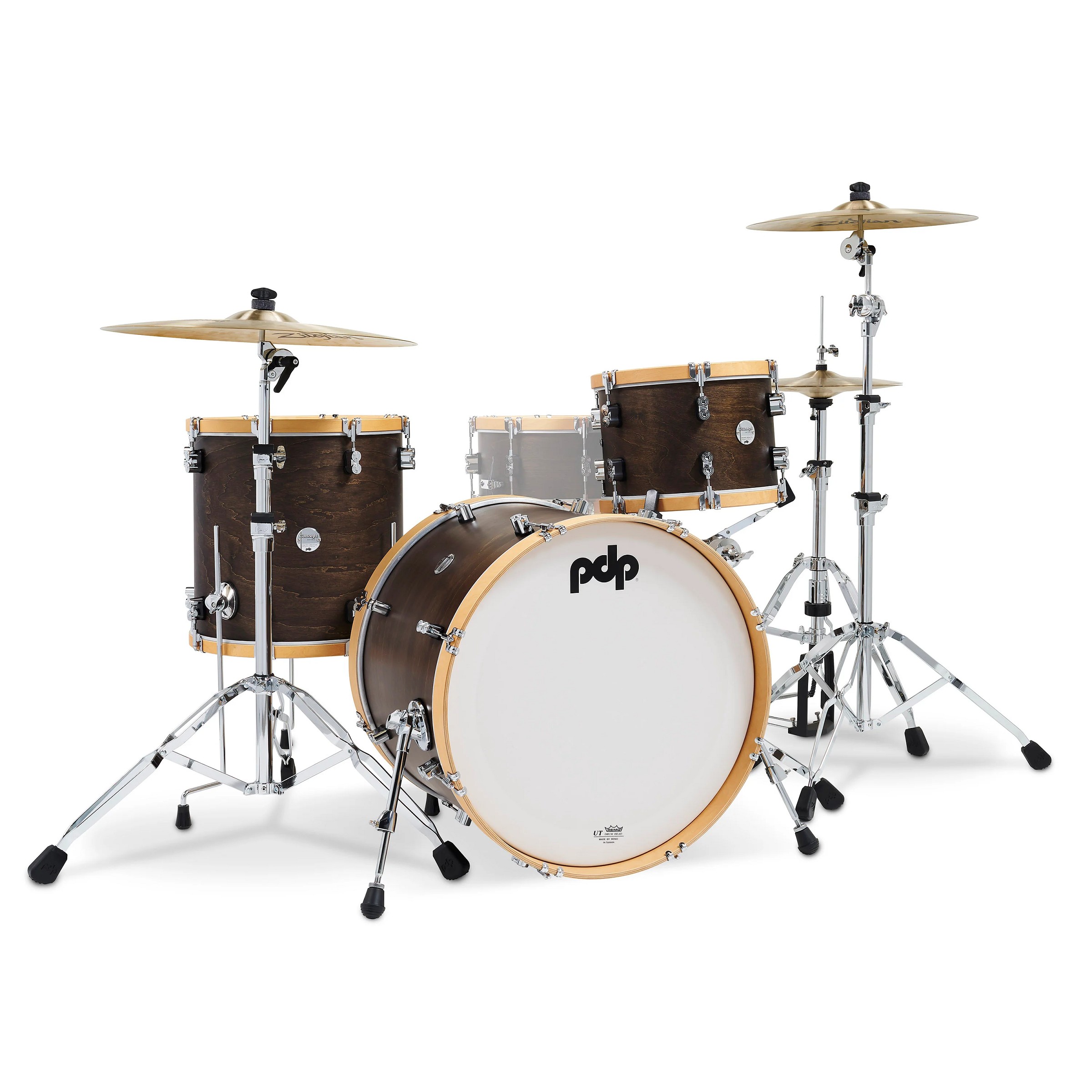 PDP Concept Classic Wood Hoop 22BD/13T/16FT Walnut/Natur Hoo