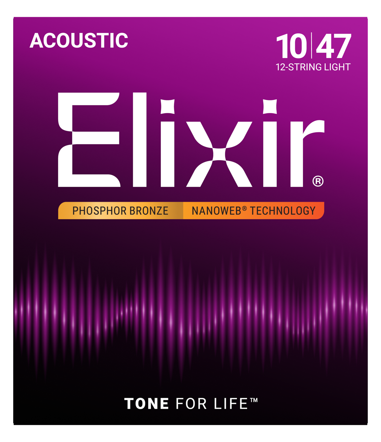 ELIXIR NANOWEB LIGHT 12-STRING ACOUSTIC PHOSPHOR