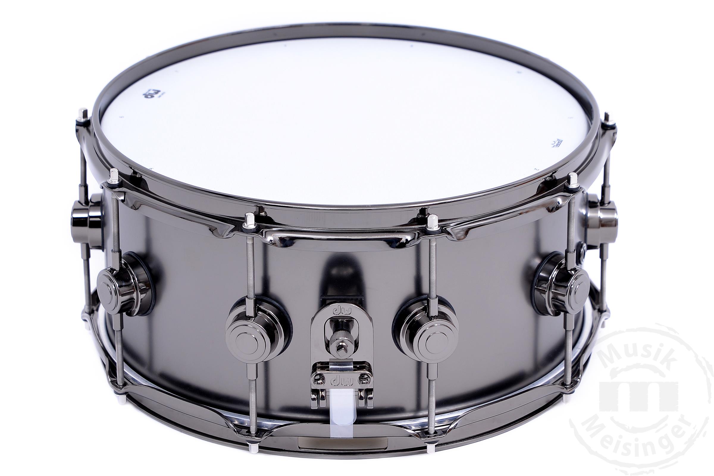 dw Snare 14x6,5 Satin Black Over Brass (BN HW)