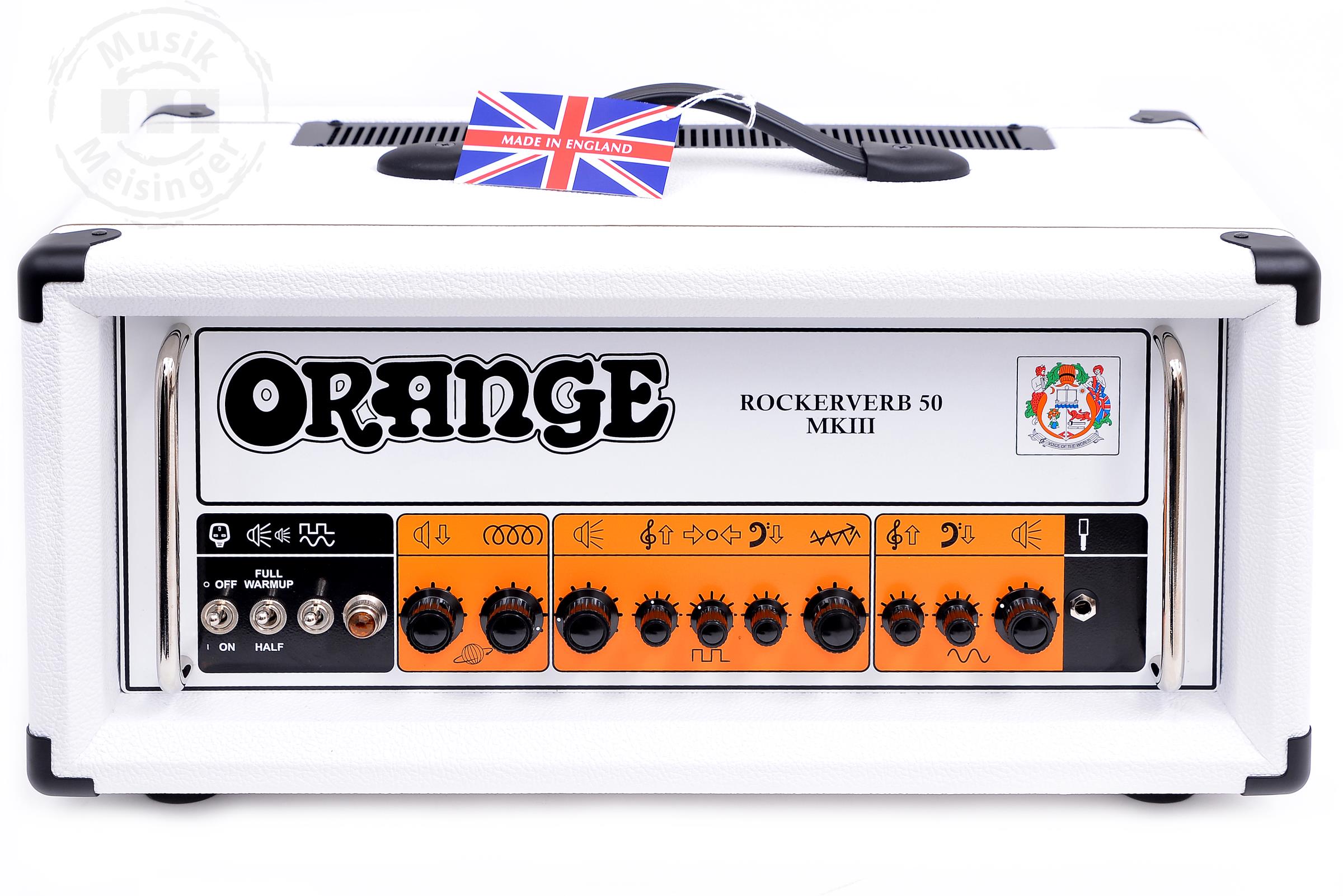 ORANGE Rockerverb MK50III + PPC212 White Ltd. Bundle