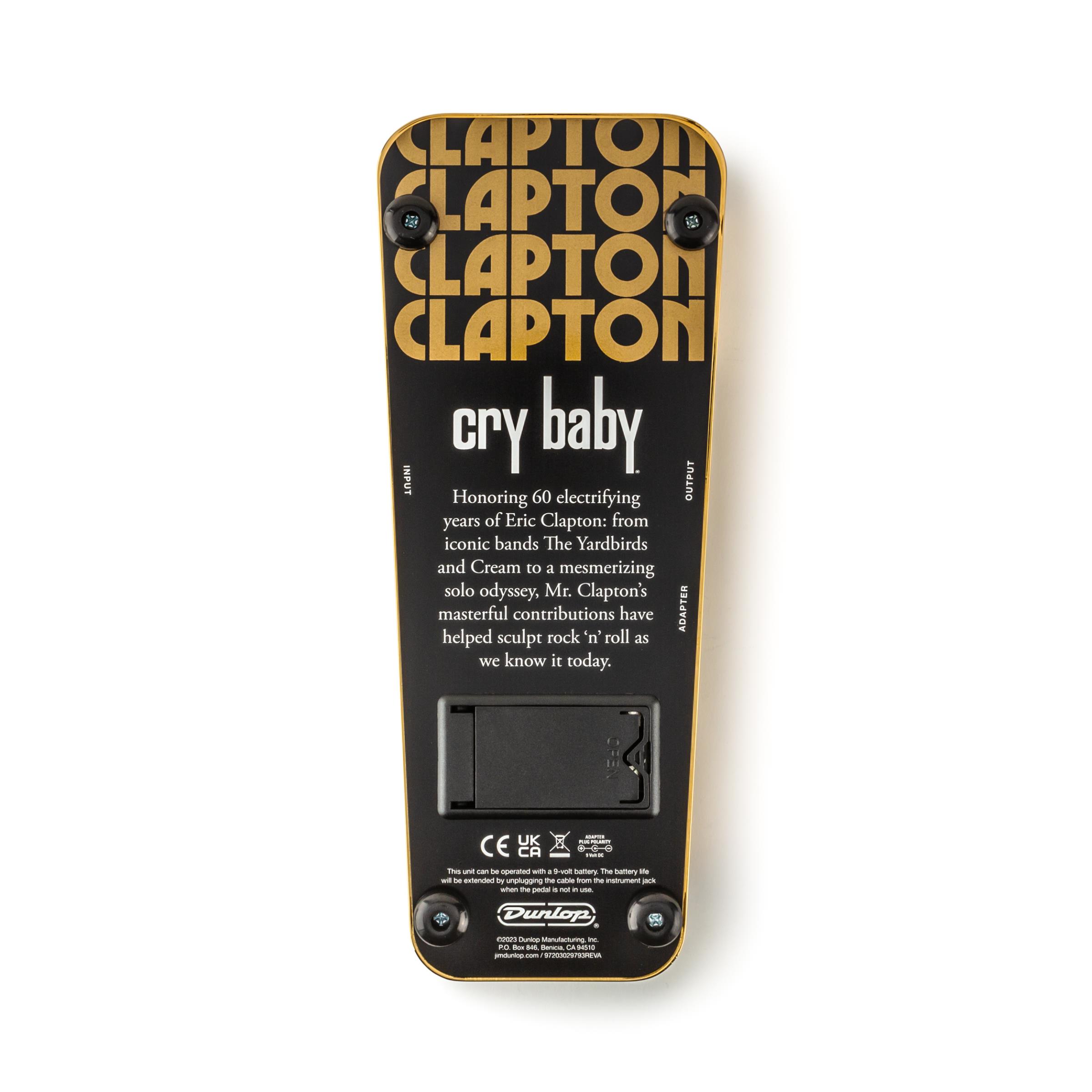 DUNLOP ERIC CLAPTON CRY BABY® WAH