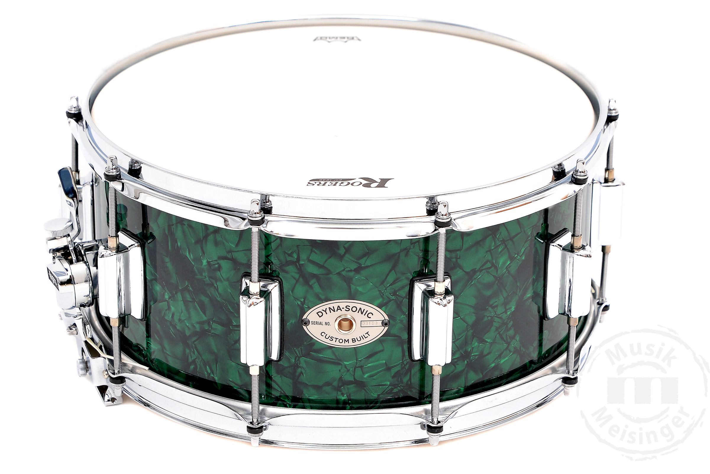 Rogers 14x6,5 Dyna-Sonic Snare Green Marine Pearl