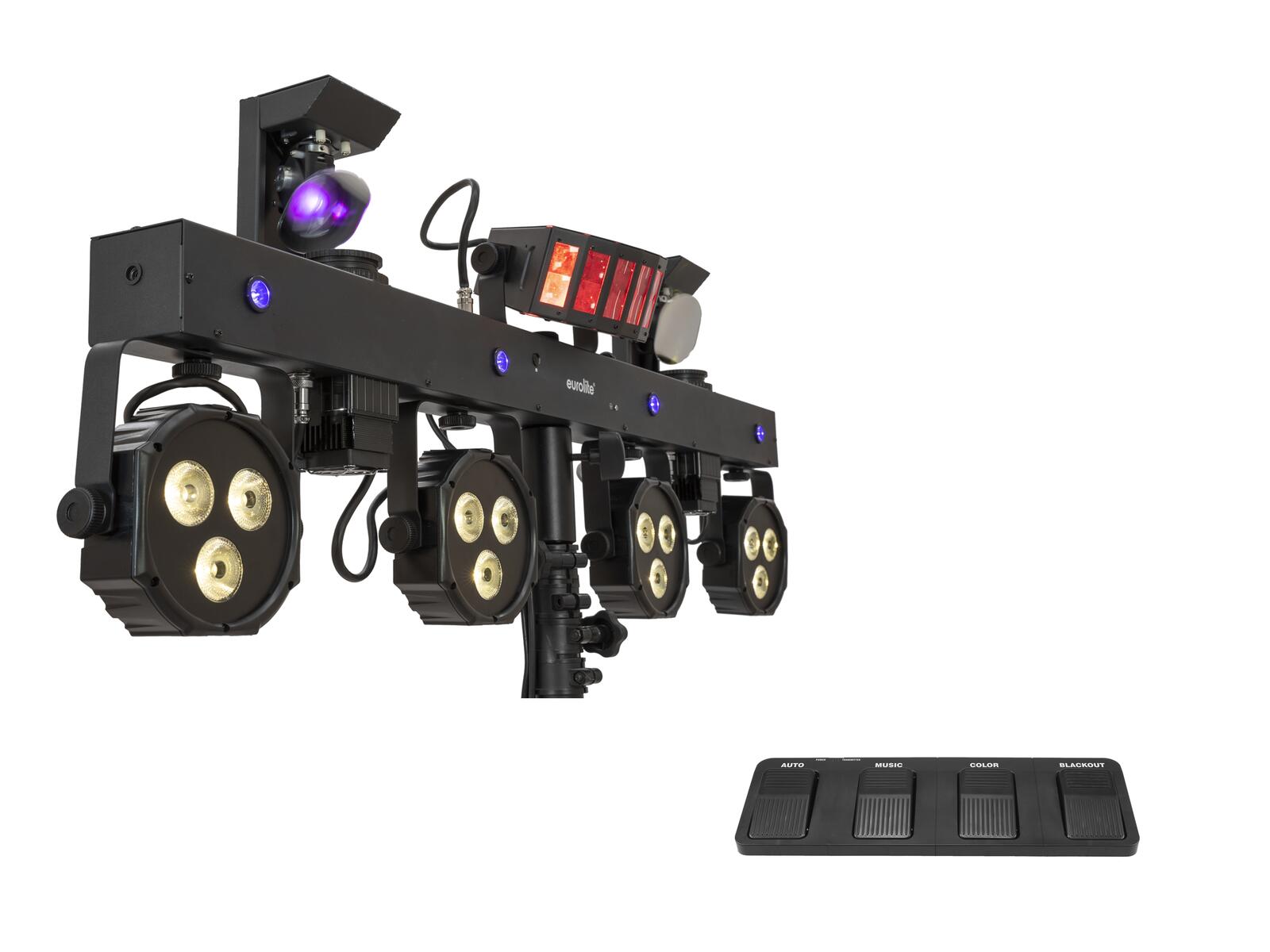 EUROLITE Set LED KLS Scan Next FX Kompakt-Lichtset+Fußschalt