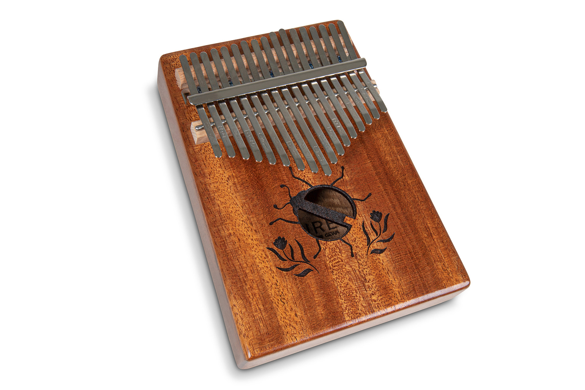 Gewa Pure Kalimba 17 Töne Beetle Mahogany