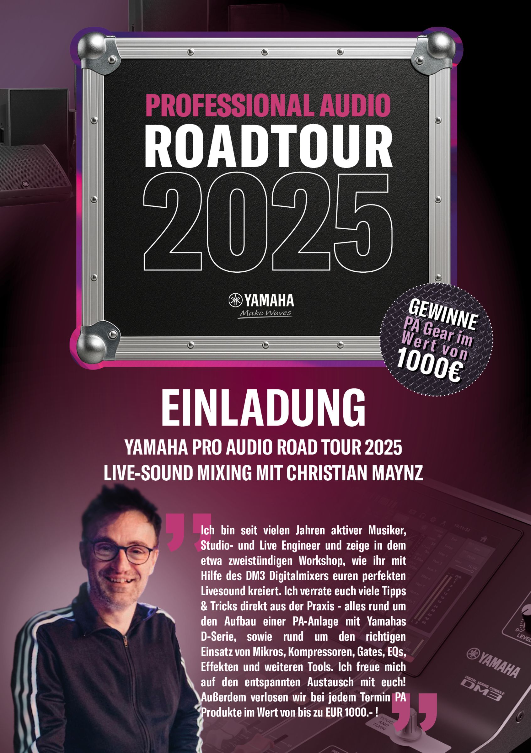 Yamaha Professional Audio Roadtour 2025 Yamaha Professional Audio Roadtour 2025