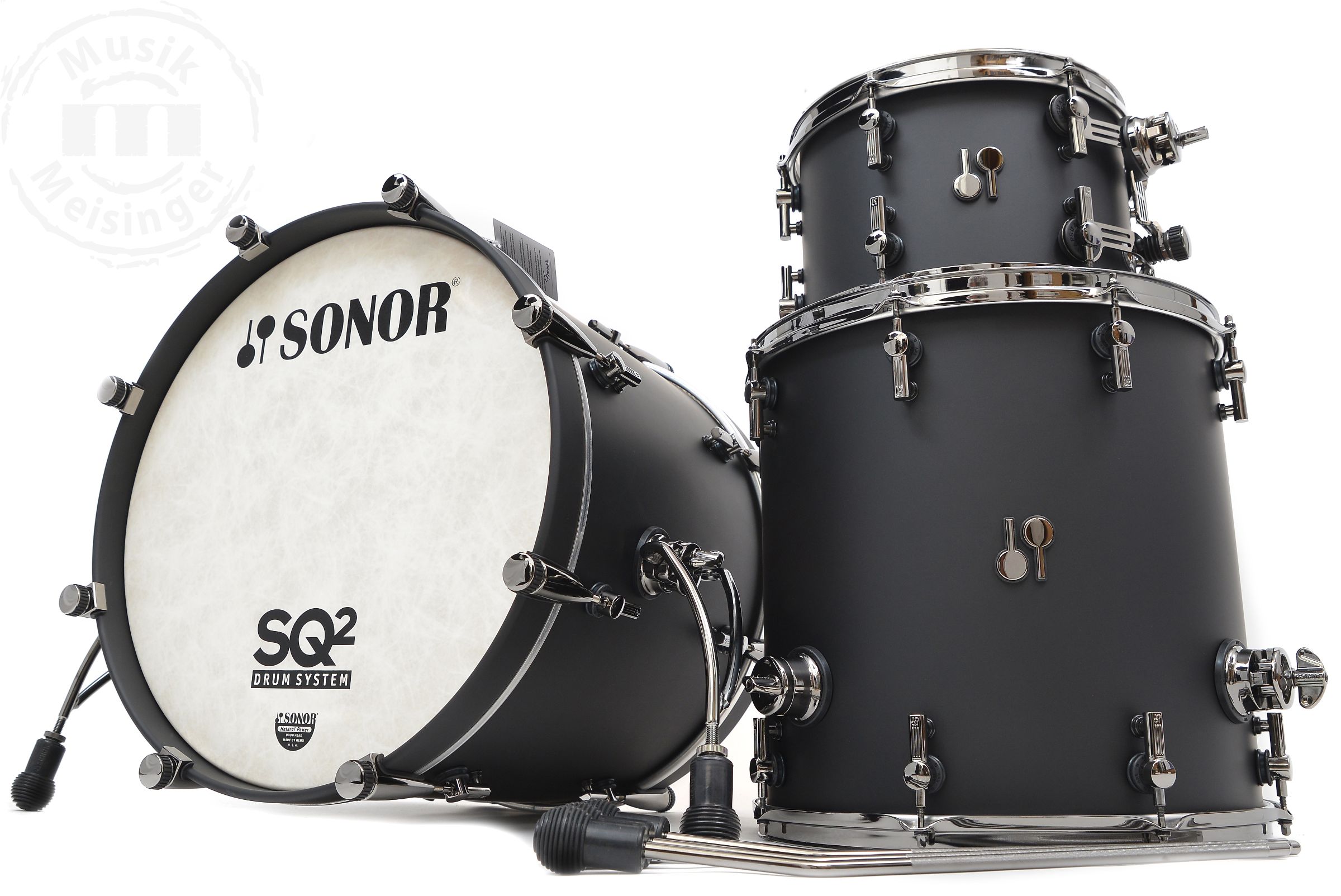 Sonor SQ2 20B/10T/14FT Shellset  Dark Satin