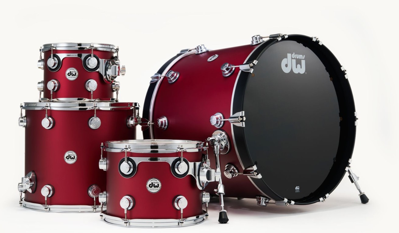 dw Collectors 22B/10T/12T/16F Black Cherry Metallic