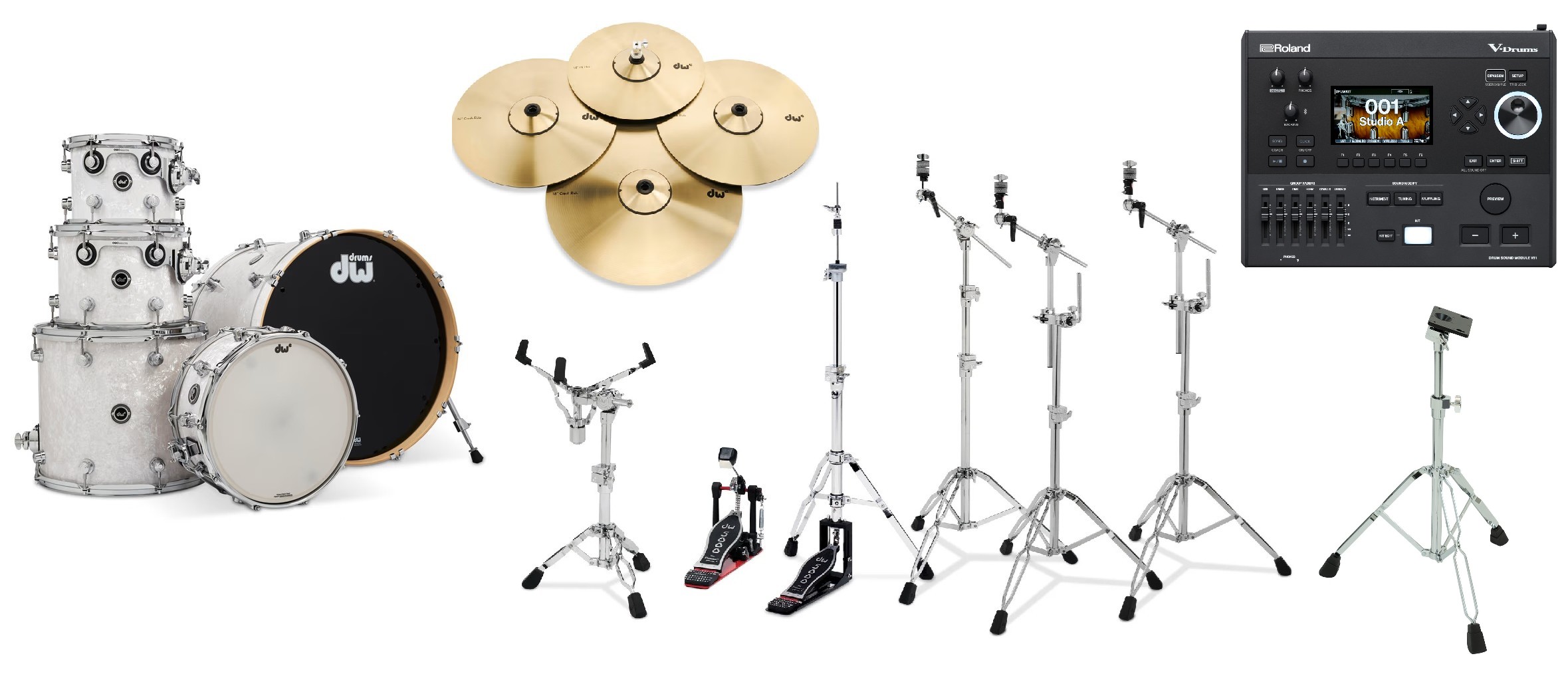 DWe Komplettset White Marine (DEAL!!!)