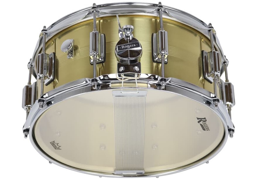 Rogers 14x6,5 Super Ten 7 Snare Line Snare Natural Brass