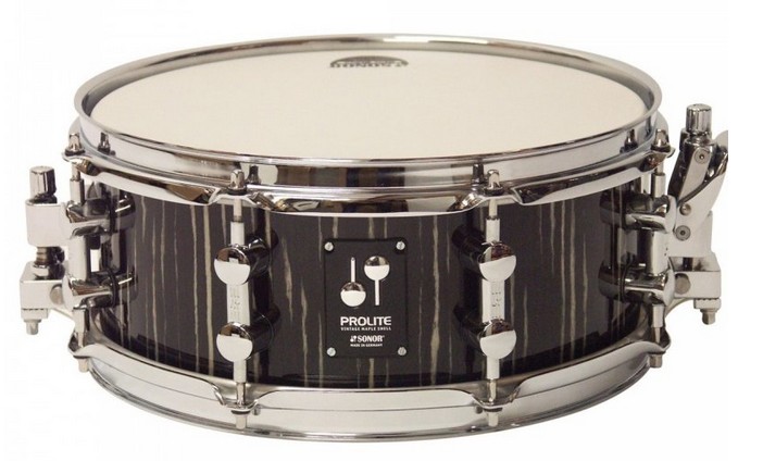 Sonor Prolite 12x5 Snare Ebony White Stripes