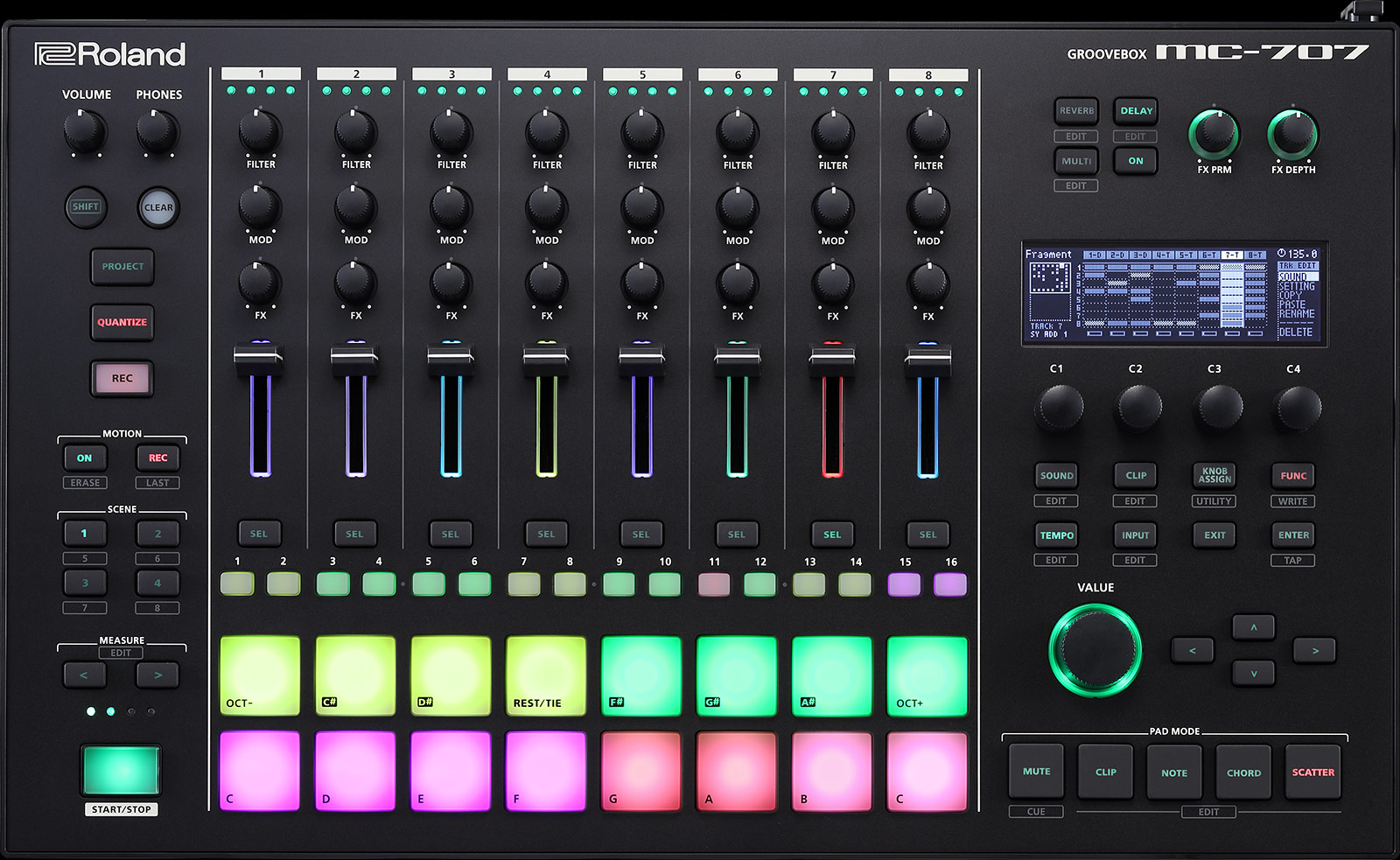 Roland MC-707 (Retoure)