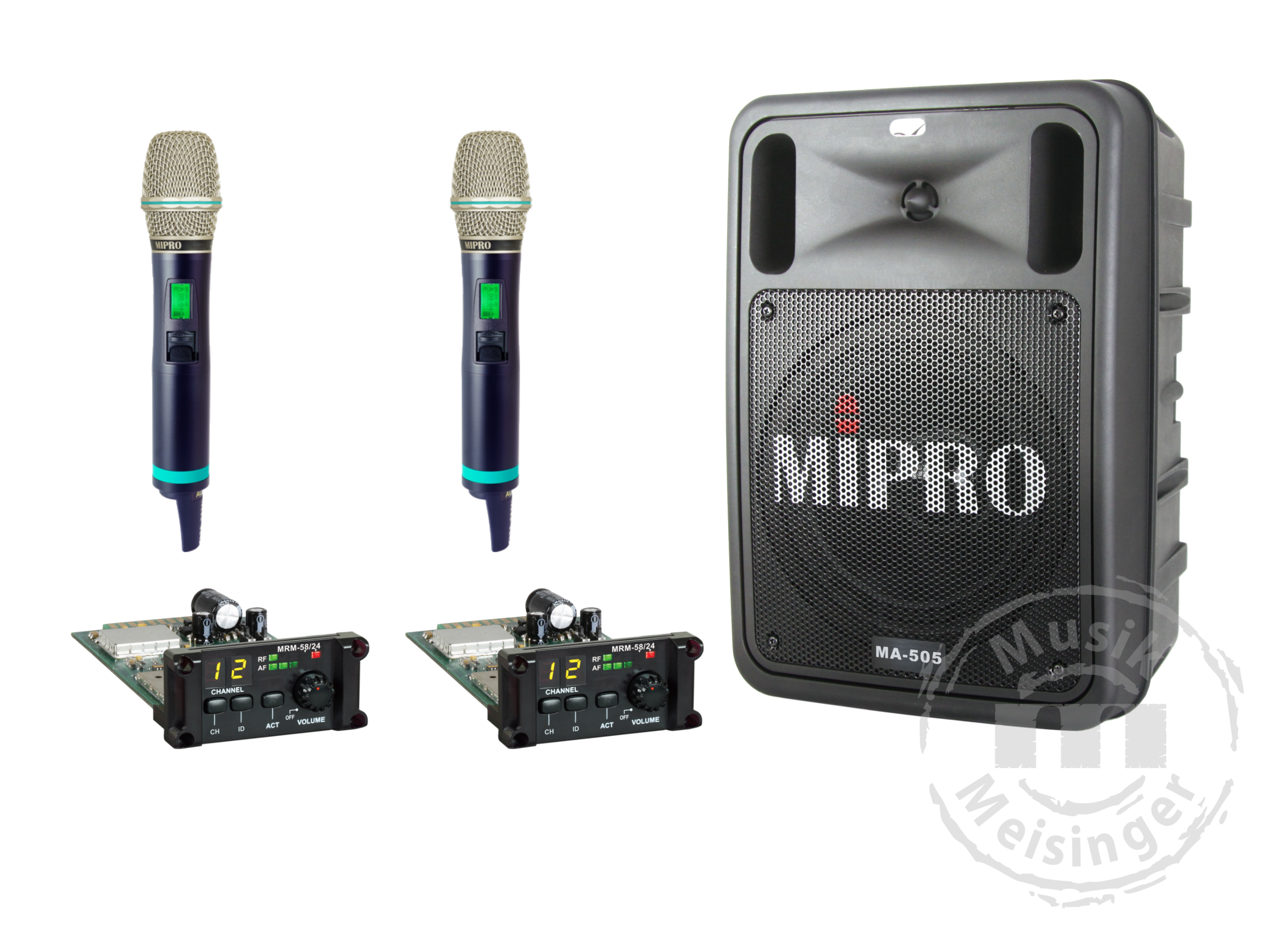Mipro MA-505 Digital Handsender Duett Premium SET 1