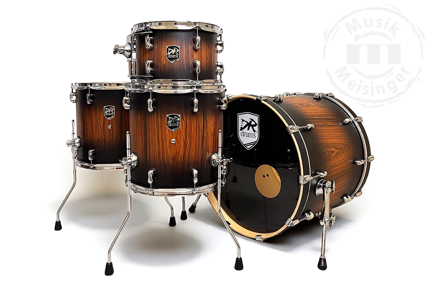 DR Drums Stage Attack 22BD/12TT/14FT/16FT Burnt Horizon