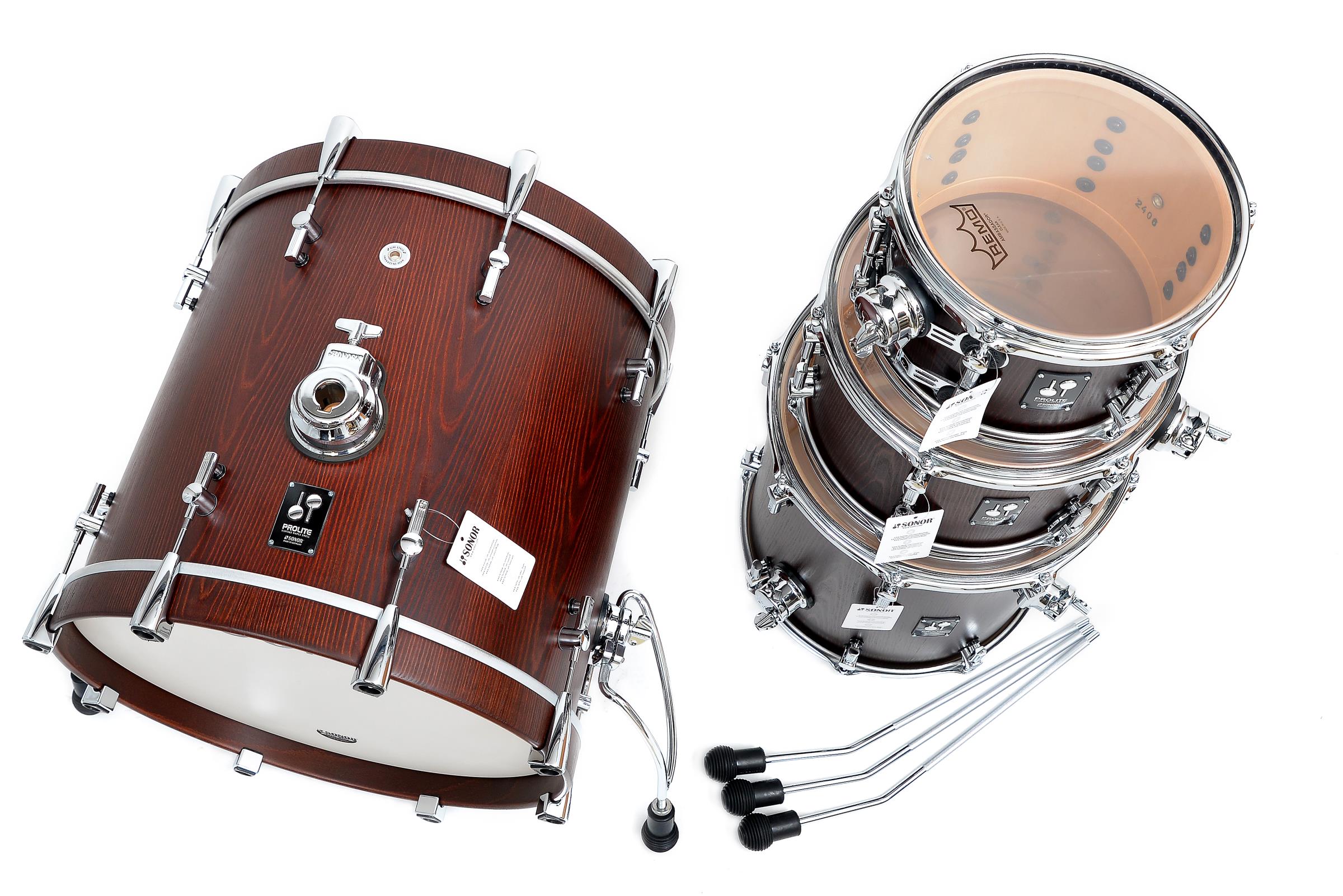 Sonor ProLite Shellset 20BD/10TT/12TT/14FT Nussbaum Sonor ProLite Shellset 20BD/10TT/12TT/14FT Nussbaum
