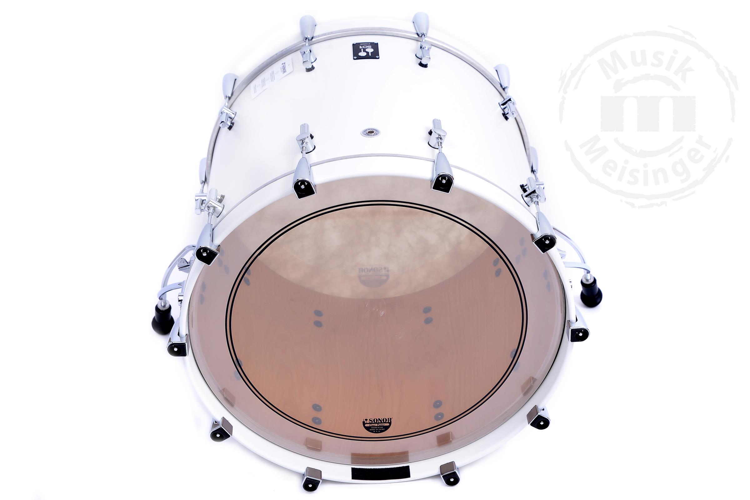 Sonor SQ1 Shell Set Satin Pure White 22BD/12T/14FT/16FT Sonor SQ1 Shell Set Satin Pure White 22BD/12T/14FT/16FT