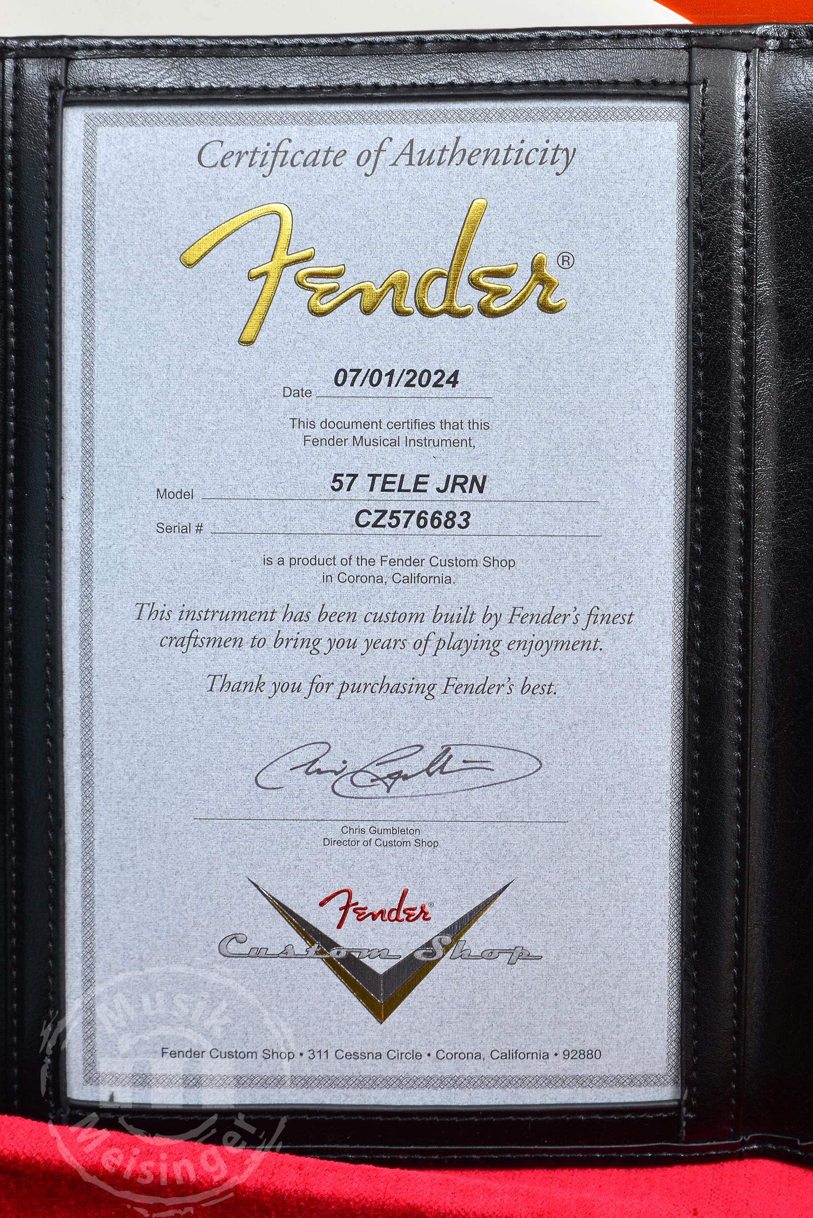 FENDER B3 57 TELE JRN - ACTG