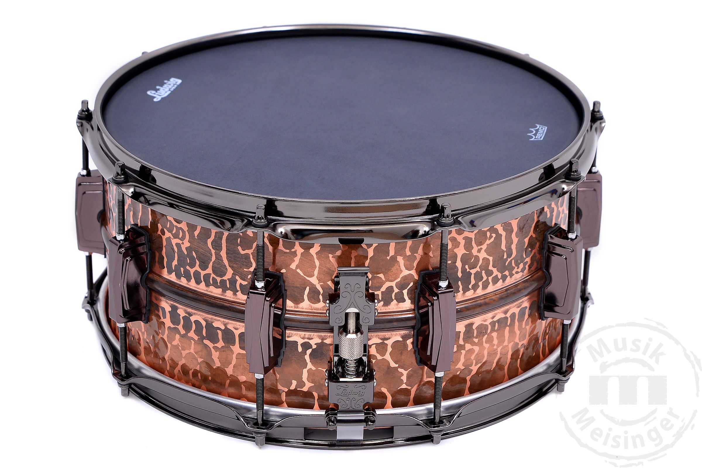 Ludwig Copperphonic Raw 14x6.5 Snare Drum