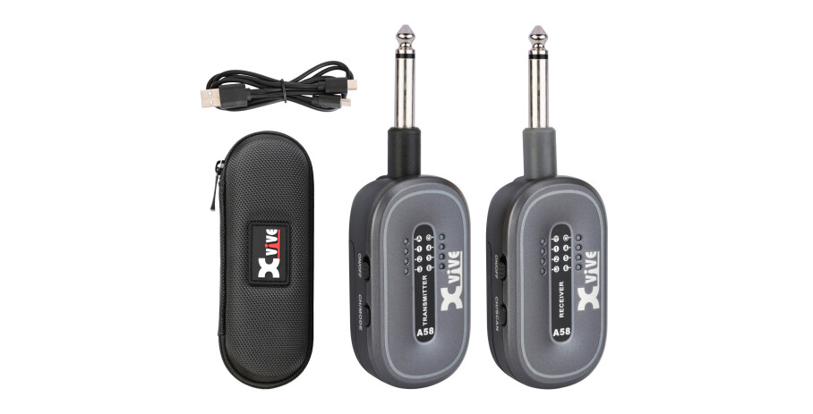 XVive A58 Wireless Guitar System, 5.8 GHz