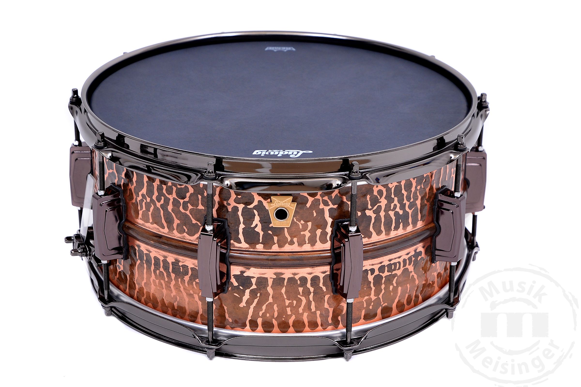Ludwig Copperphonic Raw 14x6.5 Snare Drum