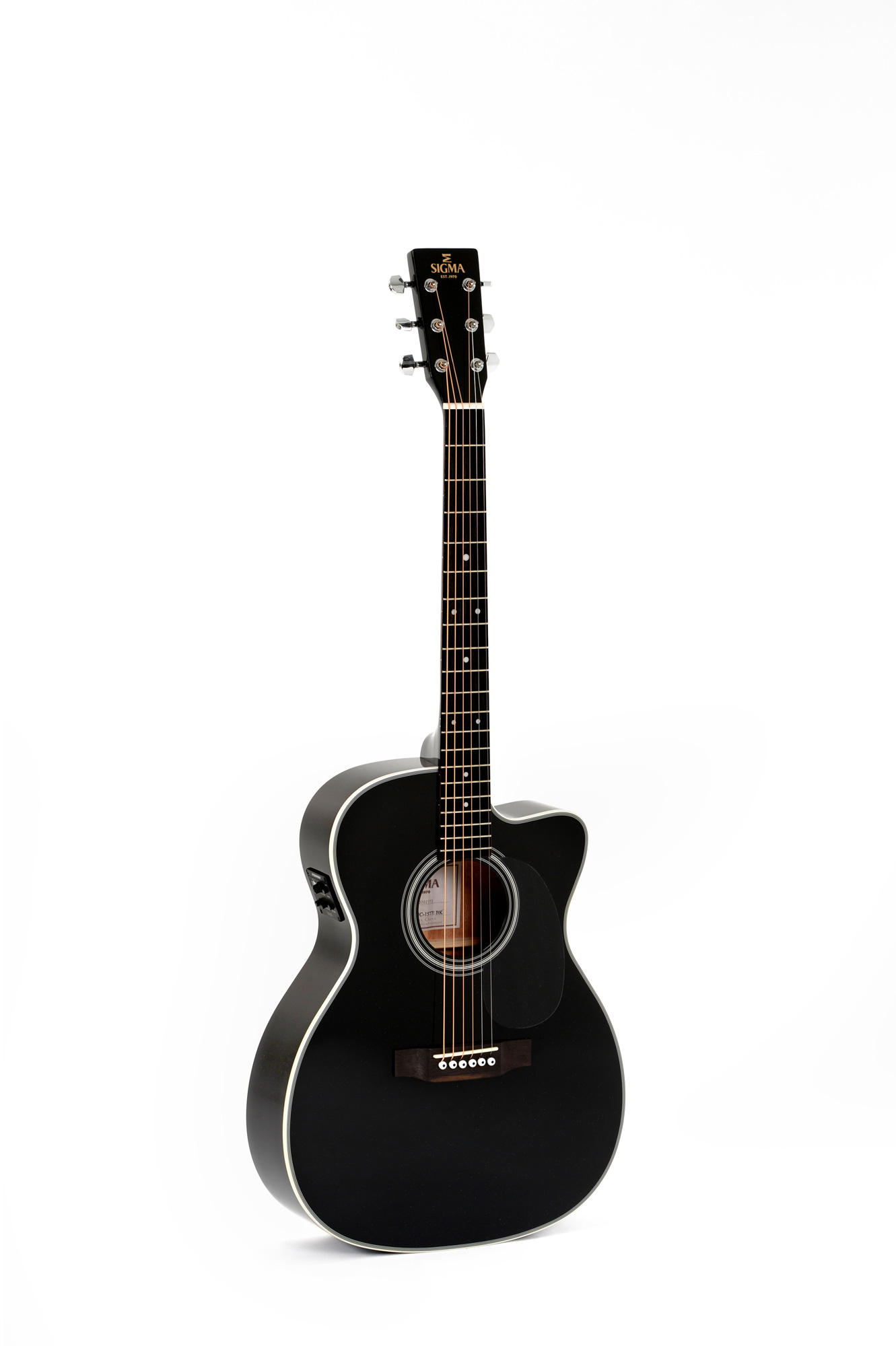 SIGMA GUITARS 000MC-1E-BK