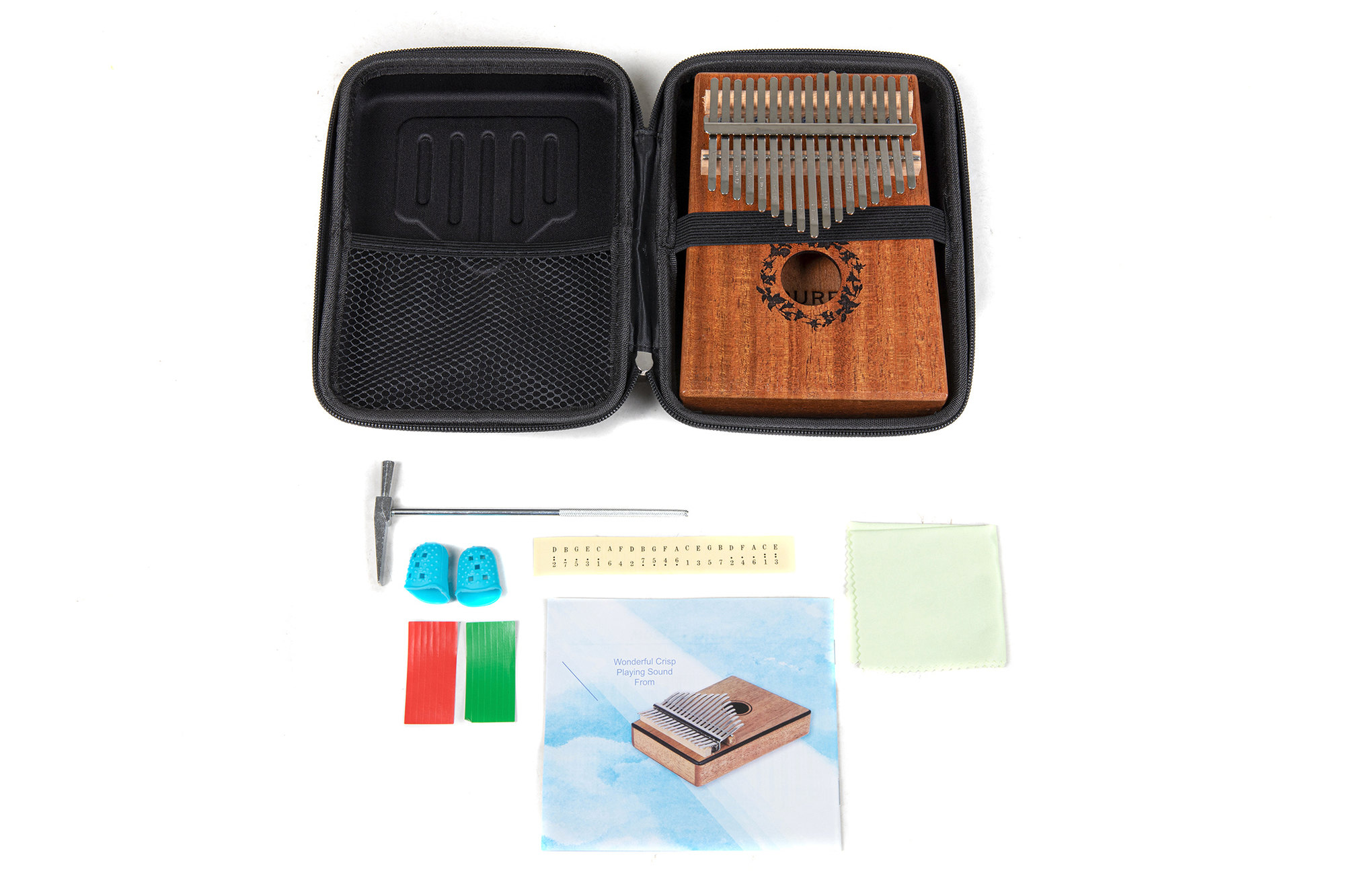 Gewa Pure Kalimba 17 Töne Leaves Mahogany Gewa Pure Kalimba 17 Töne Leaves Mahogany