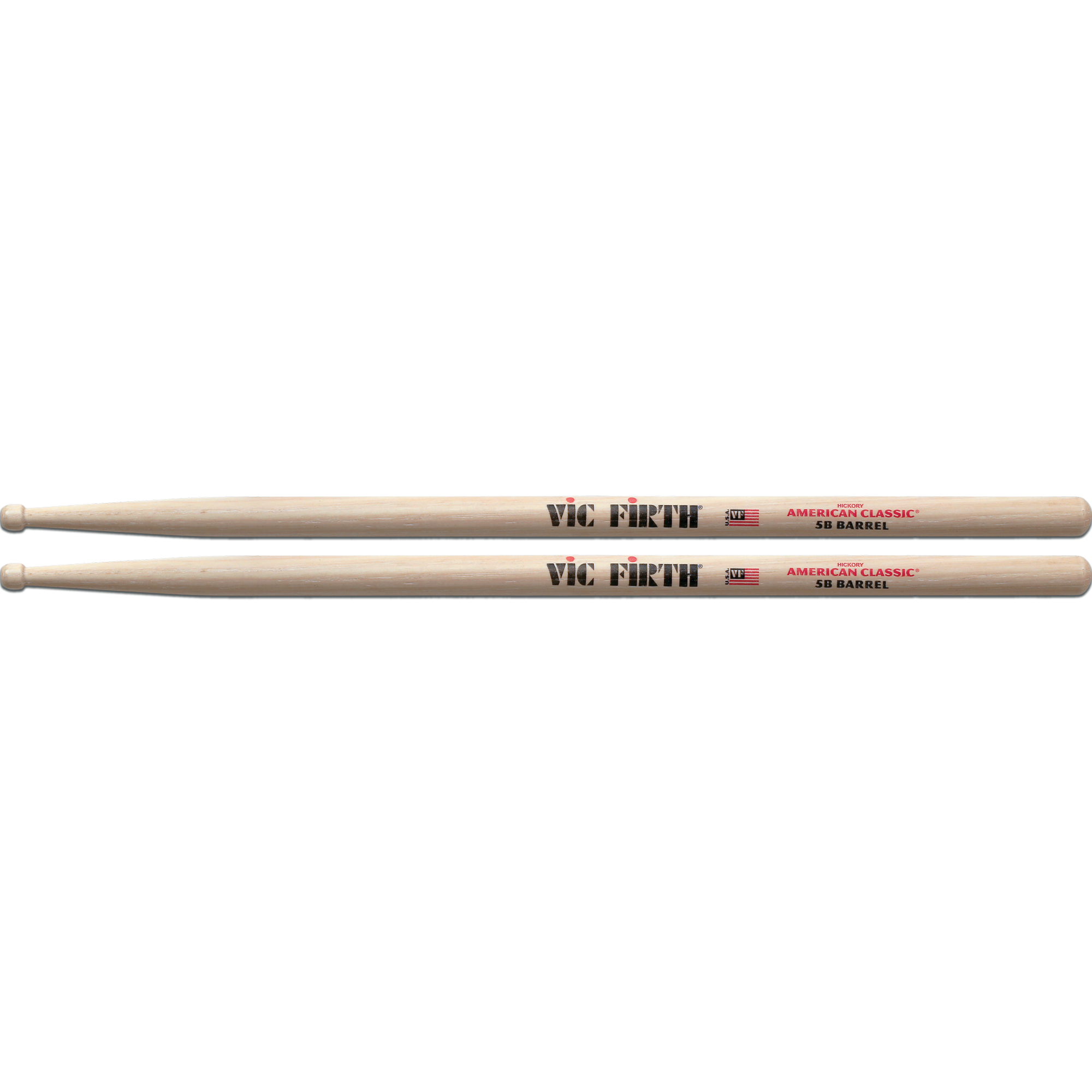 Vic Firth VF5BBRL 5B American Hickory Barrel Tip