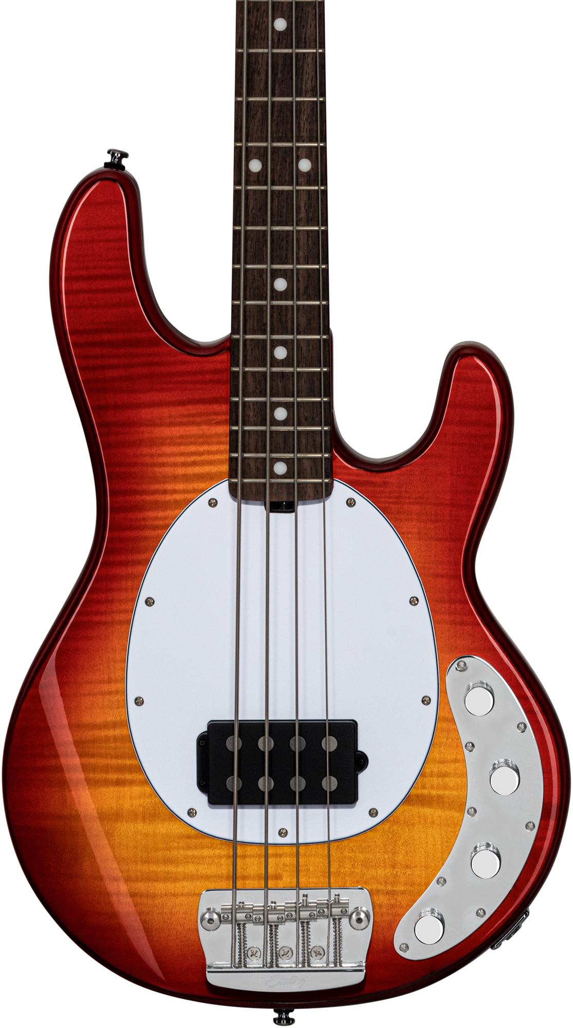 STERLING by Music Man StingRay RAY34 Flamed Maple Heritage