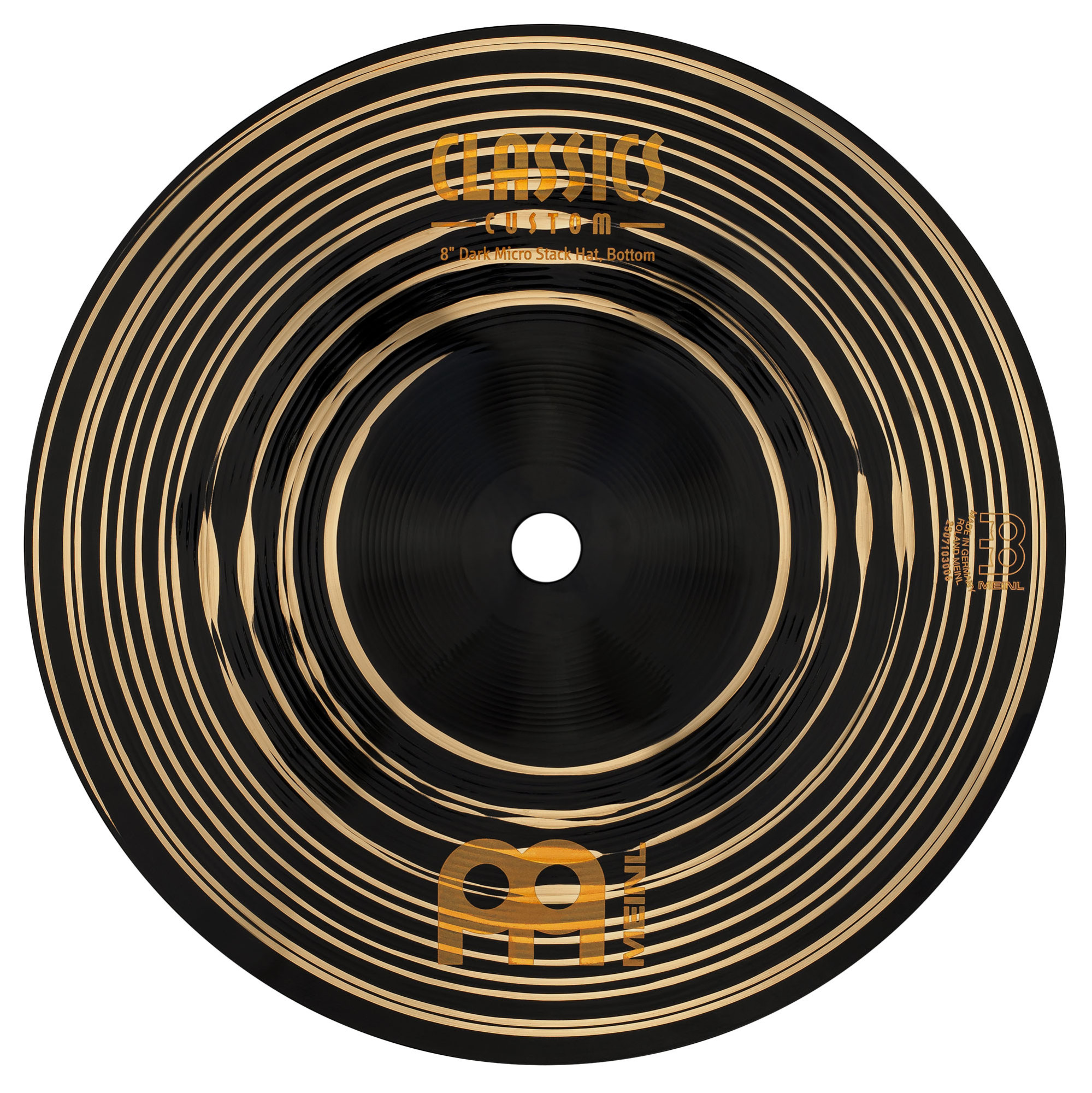 Meinl CC8DAH 8" Classic Custom Dark Micro Stack Hats
