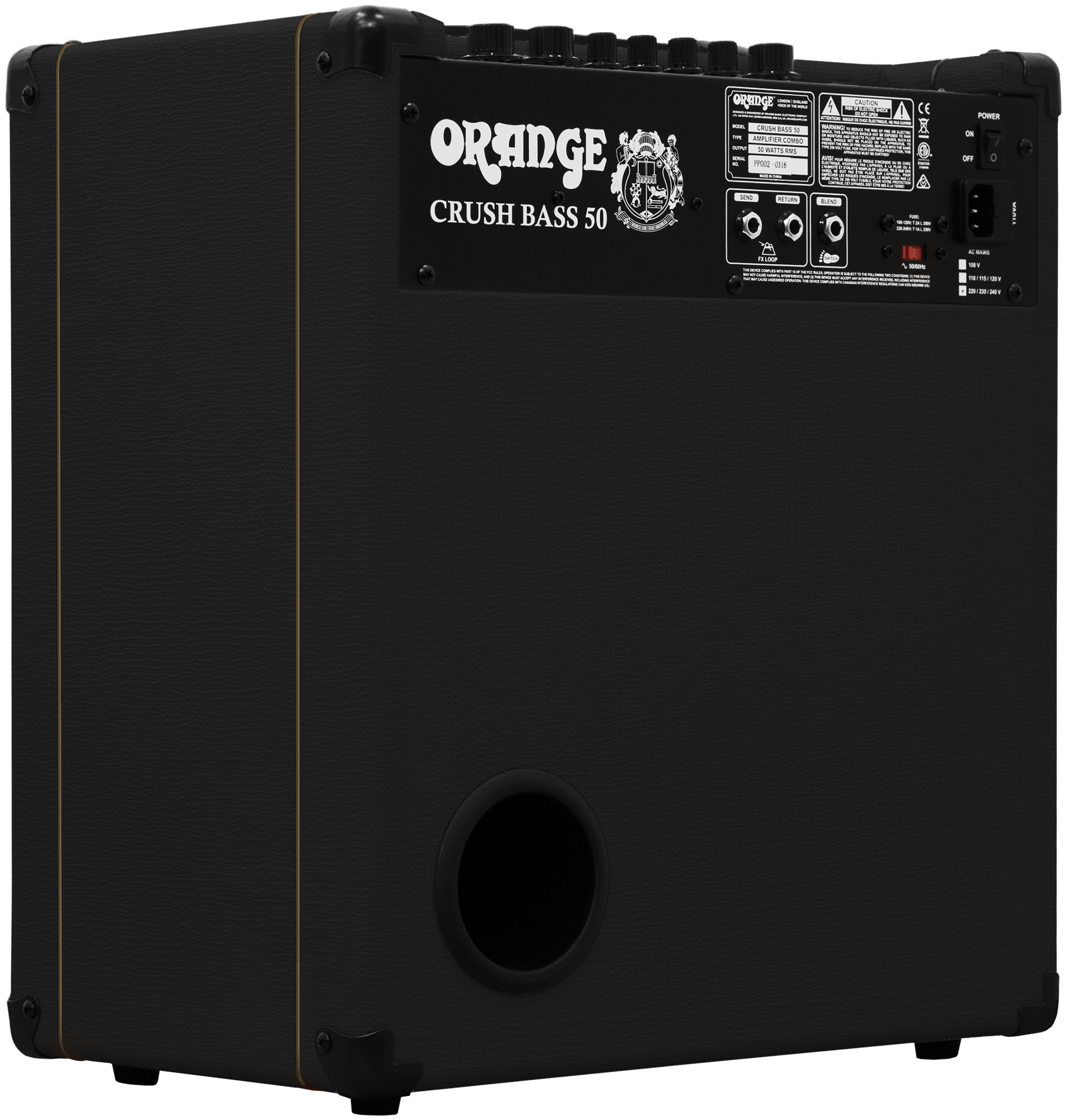 ORANGE Crush Bass 50 Black