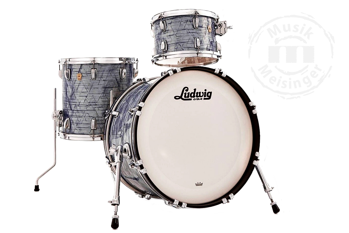 Ludwig Classic Maple 22BD/12TT/16FT Sky Blue Pearl
