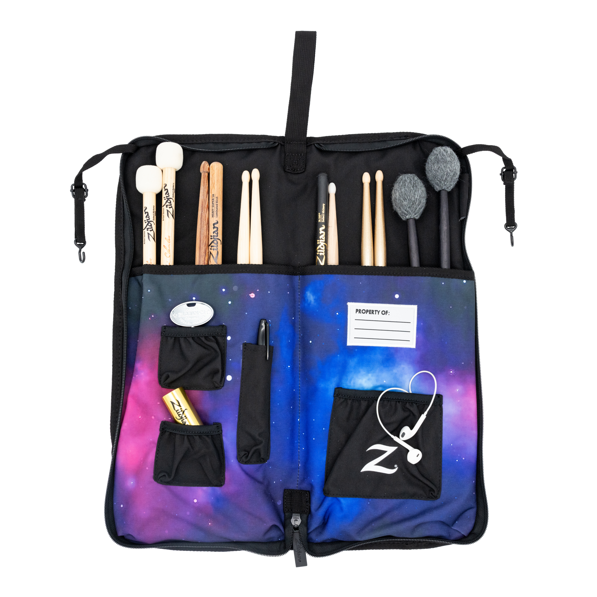 Zildjian Student Drumstick Bag Purple Galaxy