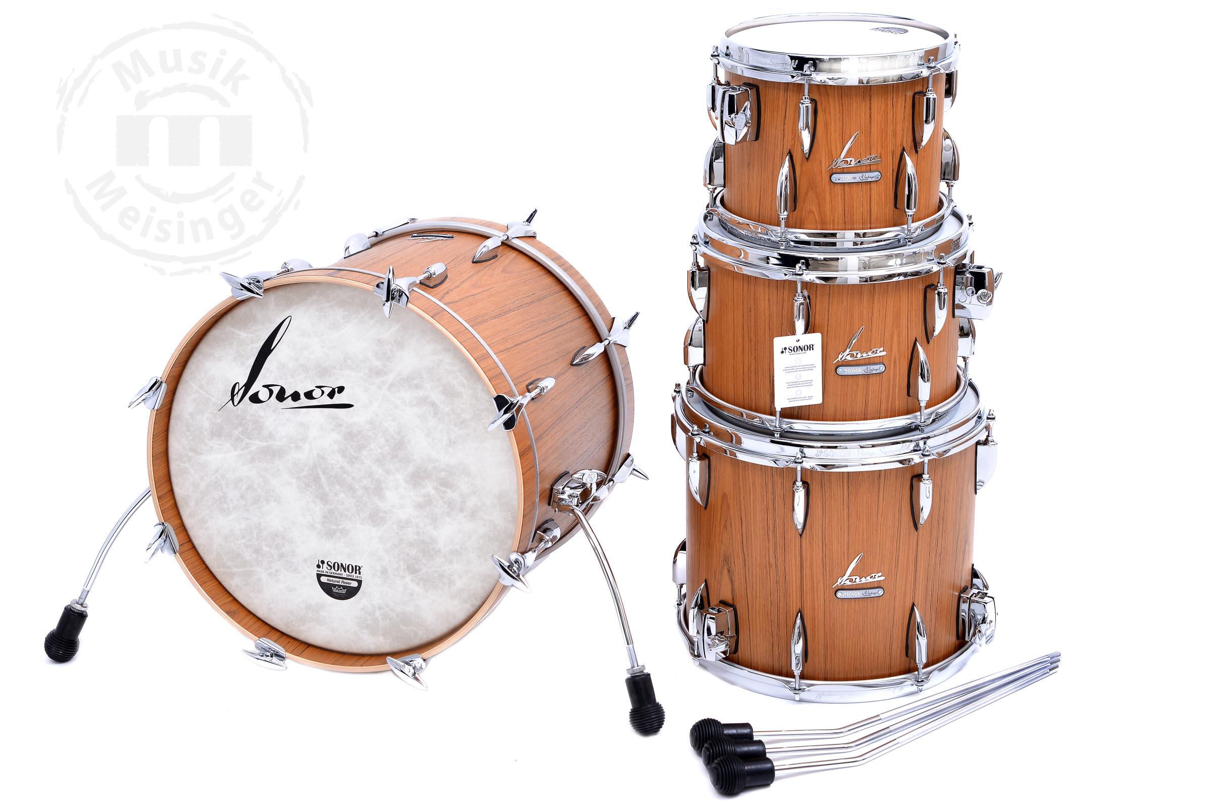 Sonor Vintage 18B/10TT/12TT/14FT Teak Seidenmatt