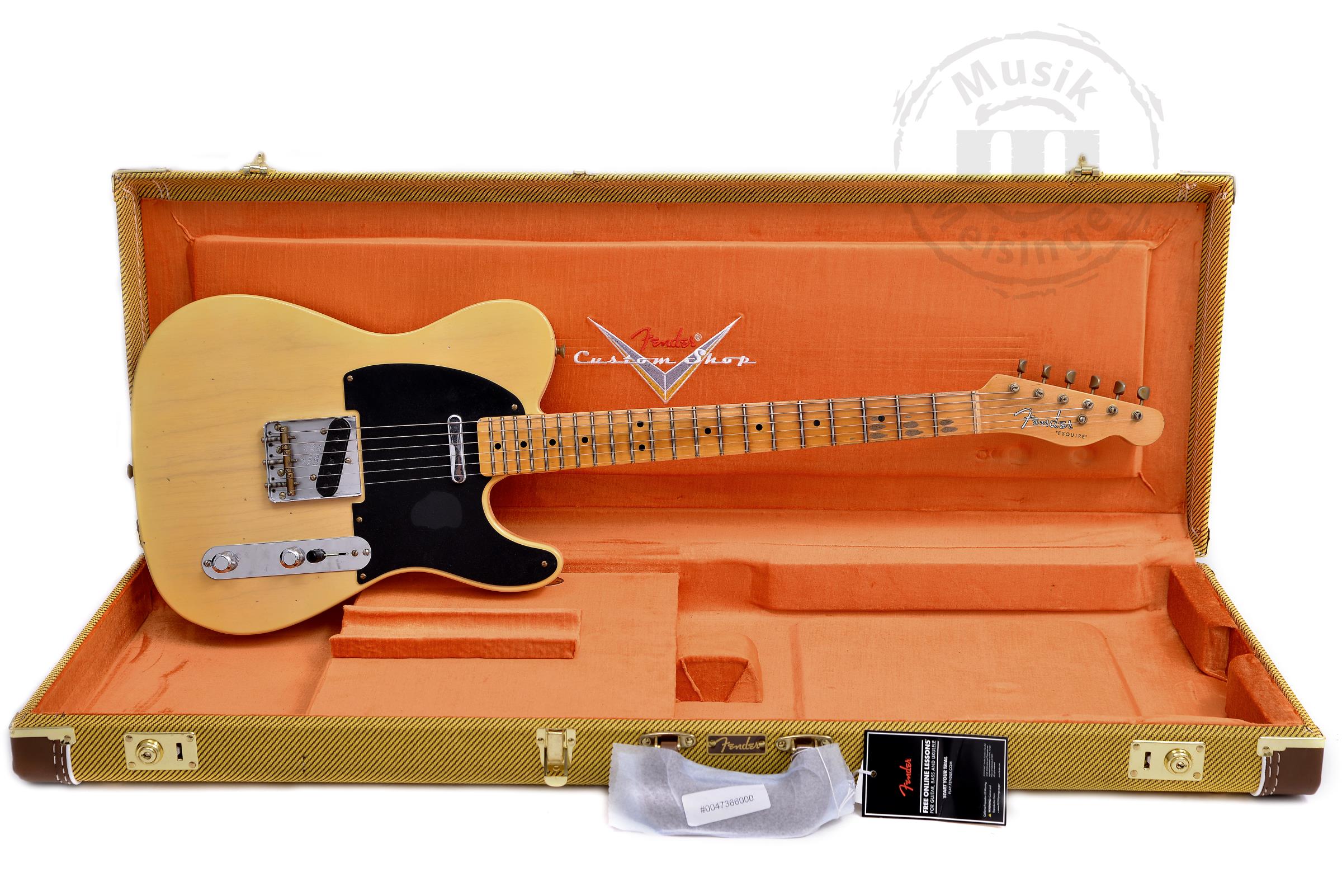 FENDER B3 1950 DBL ESQUIRE JRN - NBL