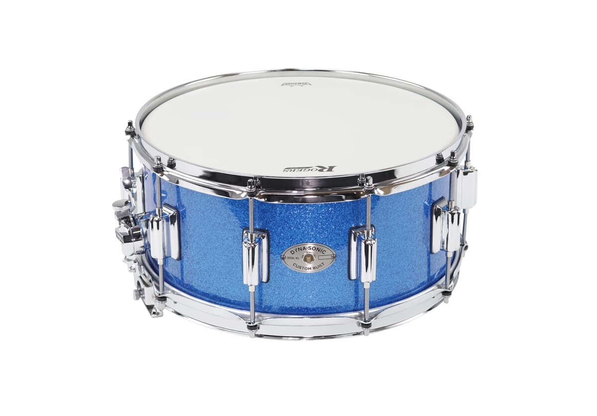 Rogers 14x6,5 Dyna-Sonic Snare Blue Sparkle Rogers 14x6,5 Dyna-Sonic Snare Blue Sparkle