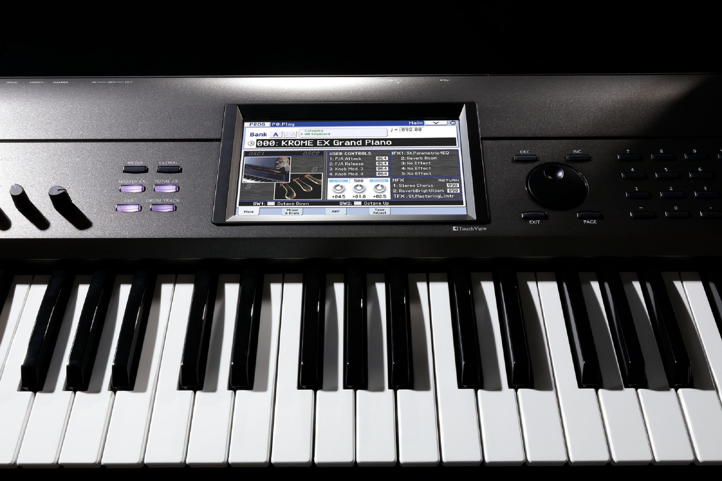 Korg Krome EX73 music workstation,usb