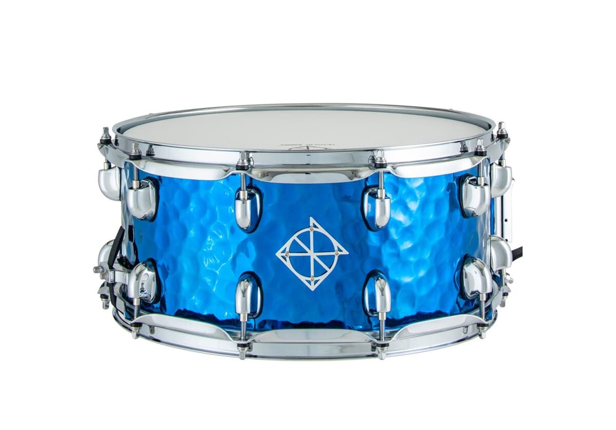 Dixon Cornerstone 14x6,5 Snare Stahl Blue Titanium