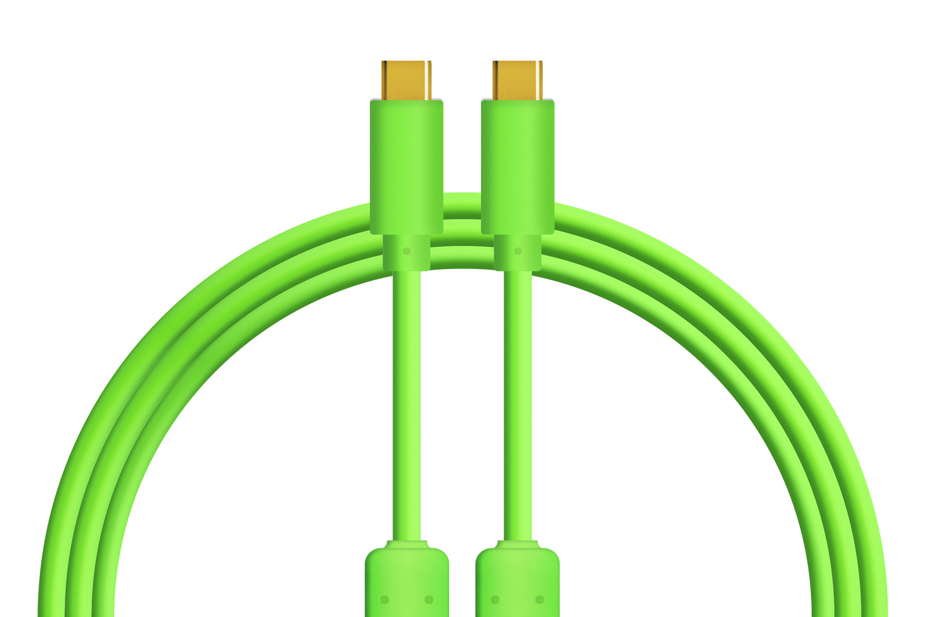 DJ TECHTOOLS Chroma Cables USB-C to C green, 1m