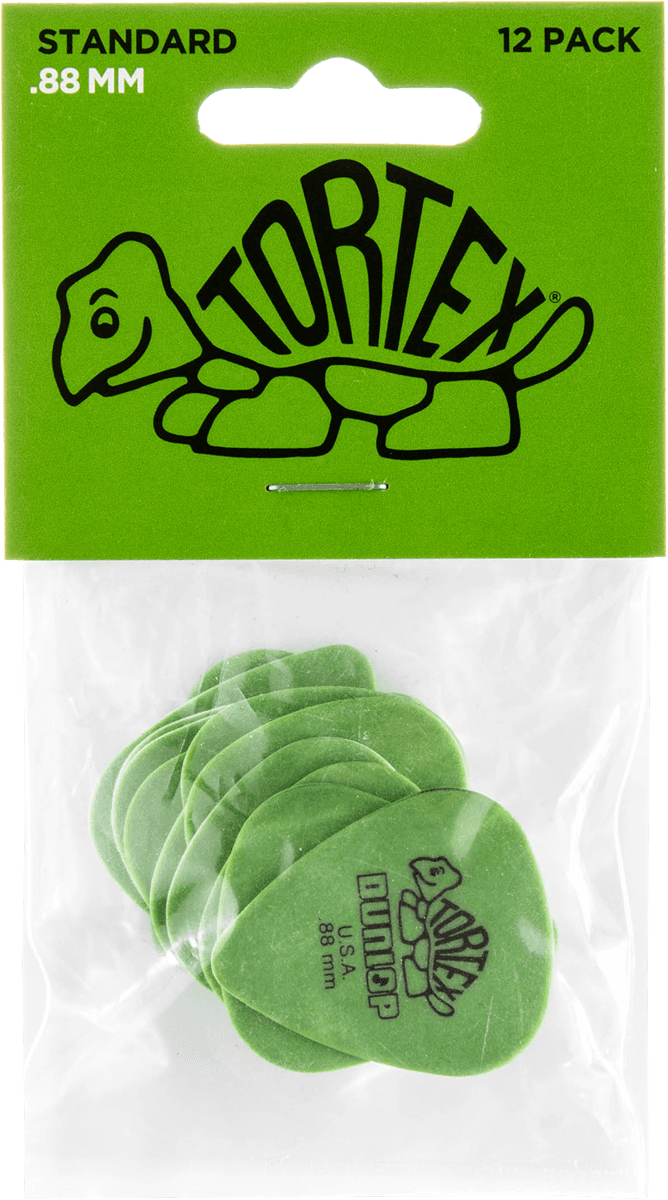 DUNLOP Tortex Standard 0.88 mm (12 Stück)