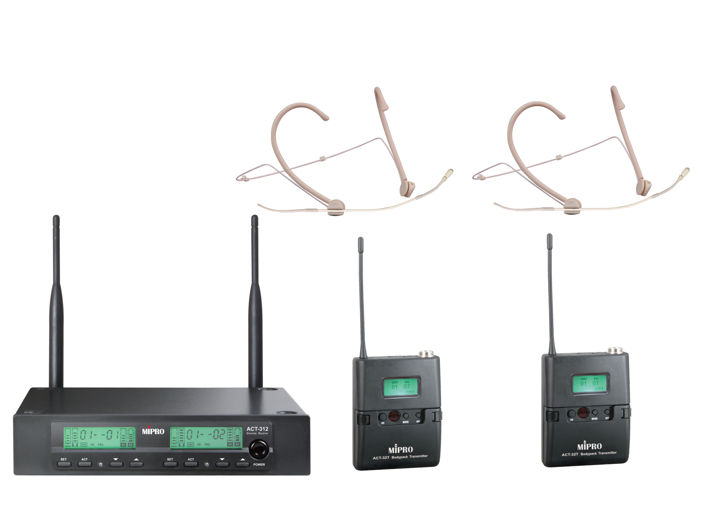Mipro Funkset ACT-312 UHF (Headset), 823-832 MHz