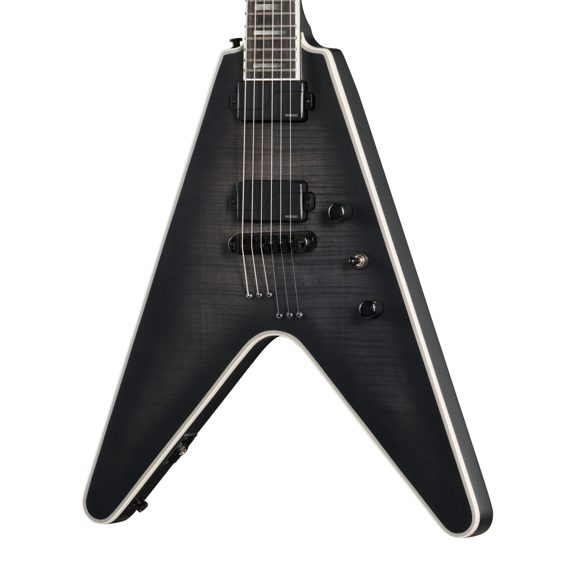EPIPHONE Prophecy Flying V Obsidian Storm Satin