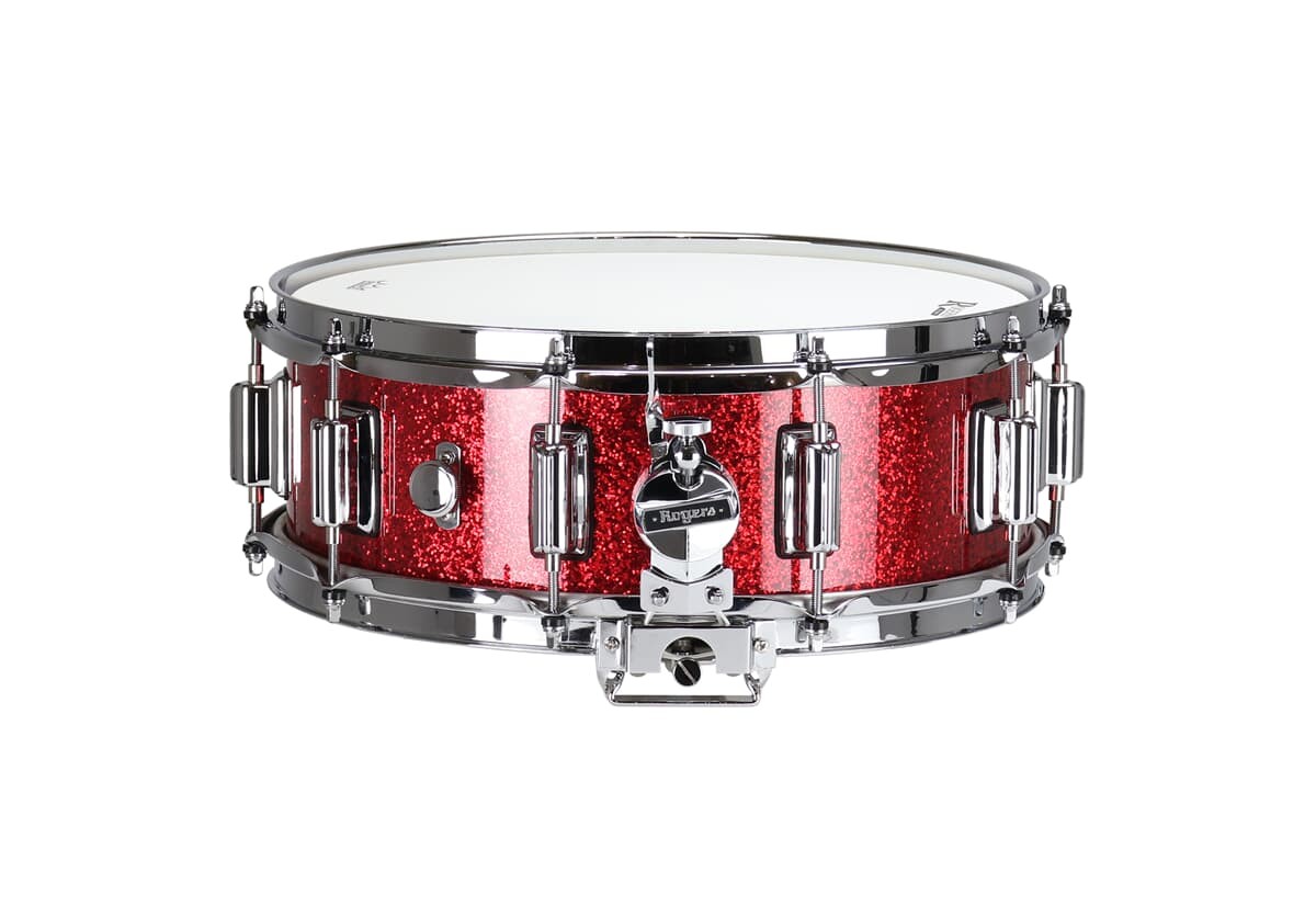 Rogers 14x5 Dyna-Sonic Snare Red Sparkle Lacquer